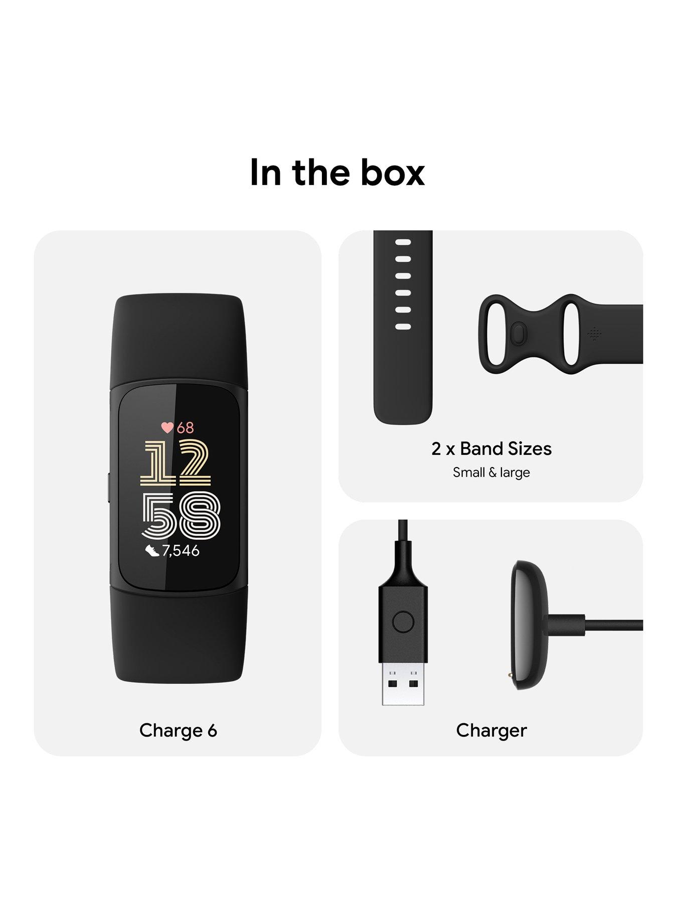 Image 7 of 8 of Fitbit Charge 6 -&nbsp;Obsidian Band / Black Aluminum Case