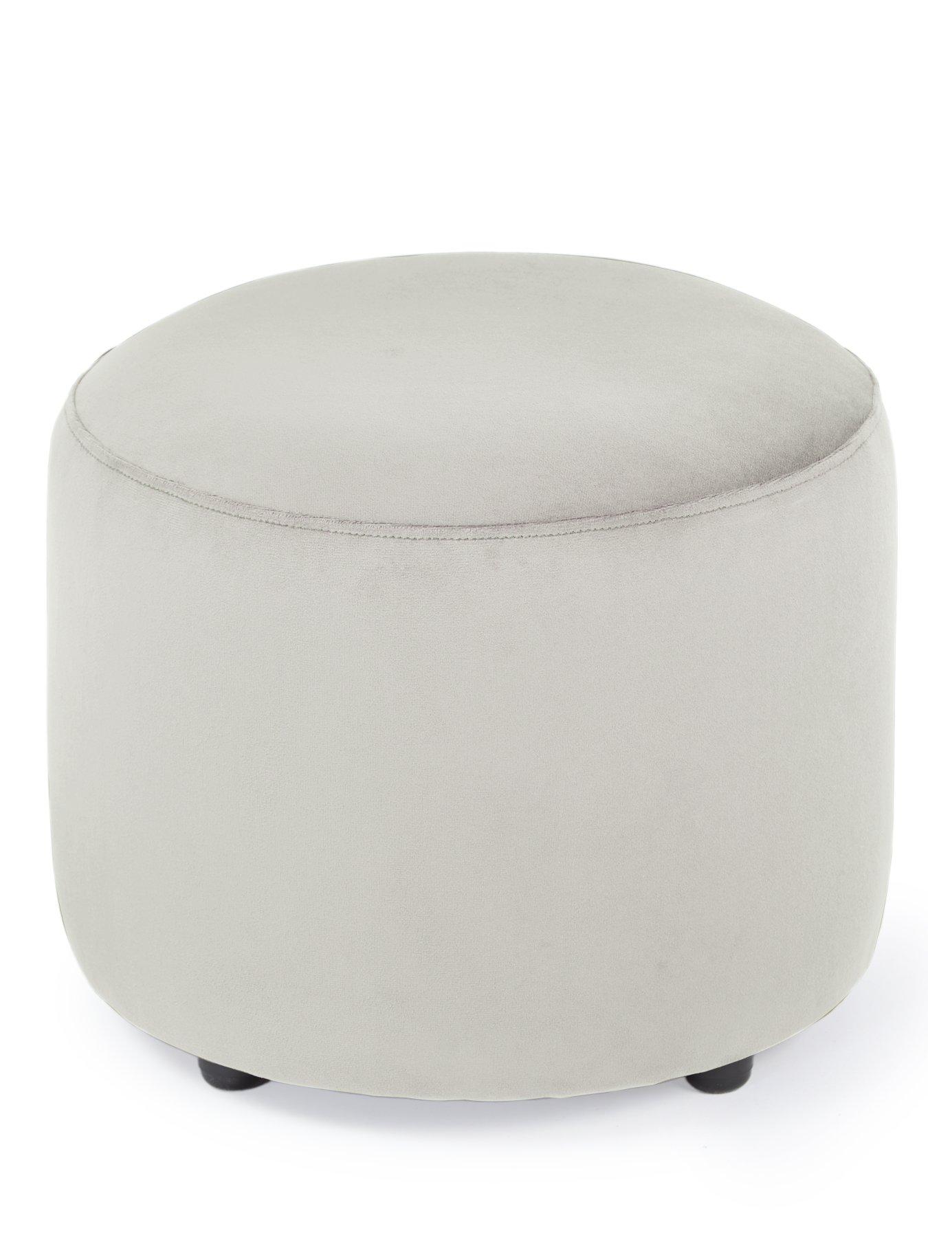 very-home-maison-velvet-accent-stool