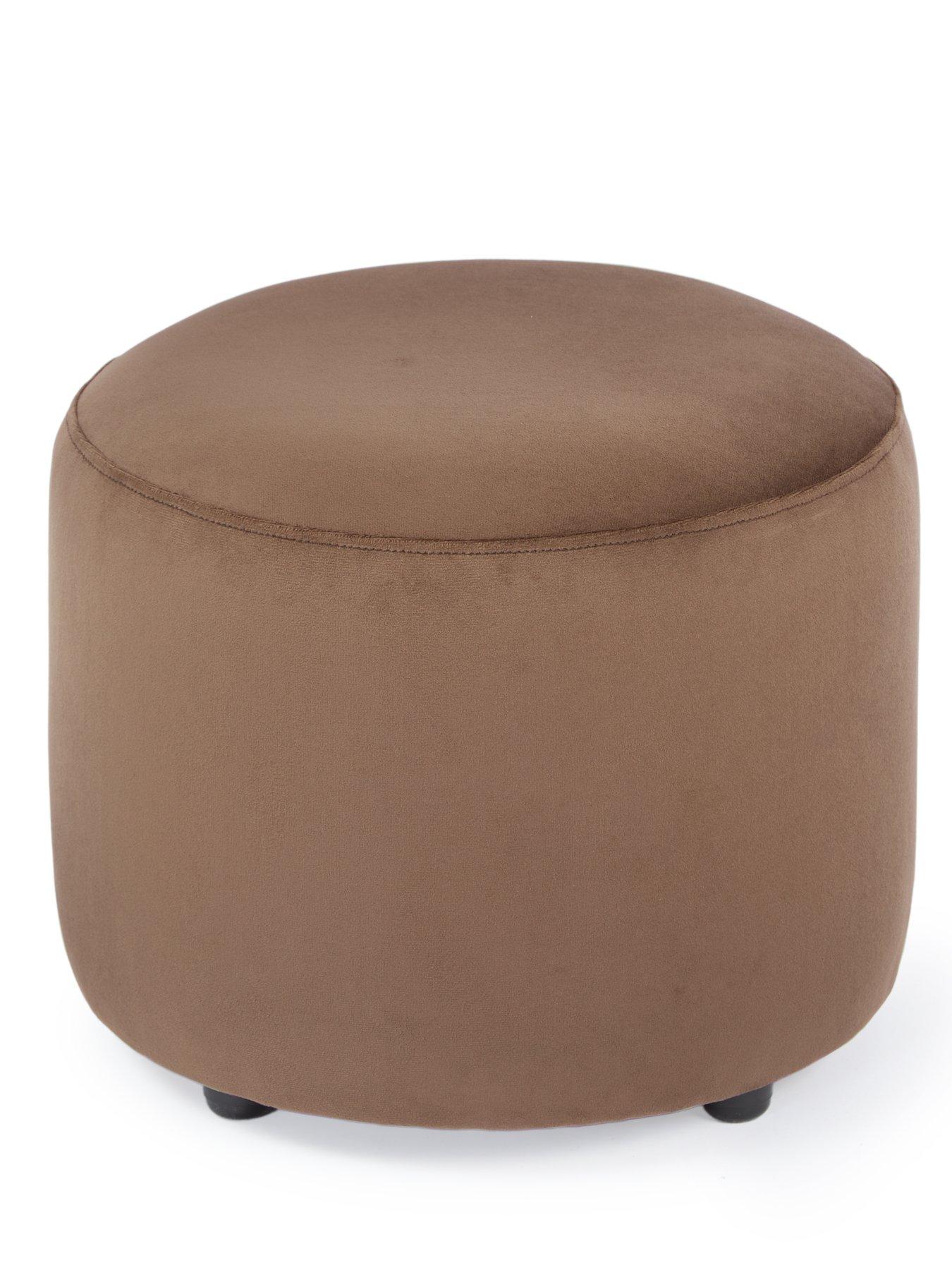 very-home-maison-velvet-accent-stool