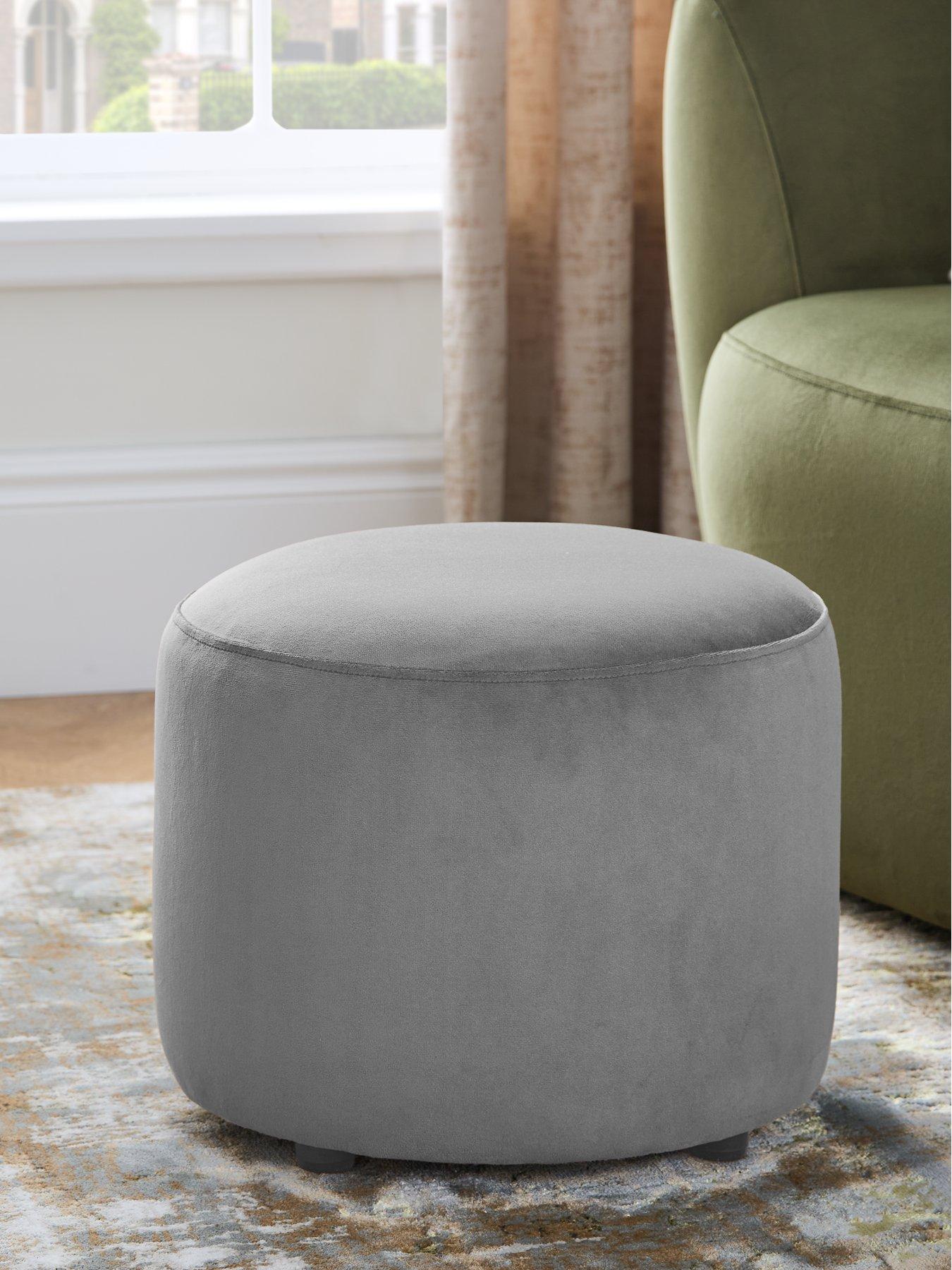 Image of Very Home Maison Velvet Accent Stool