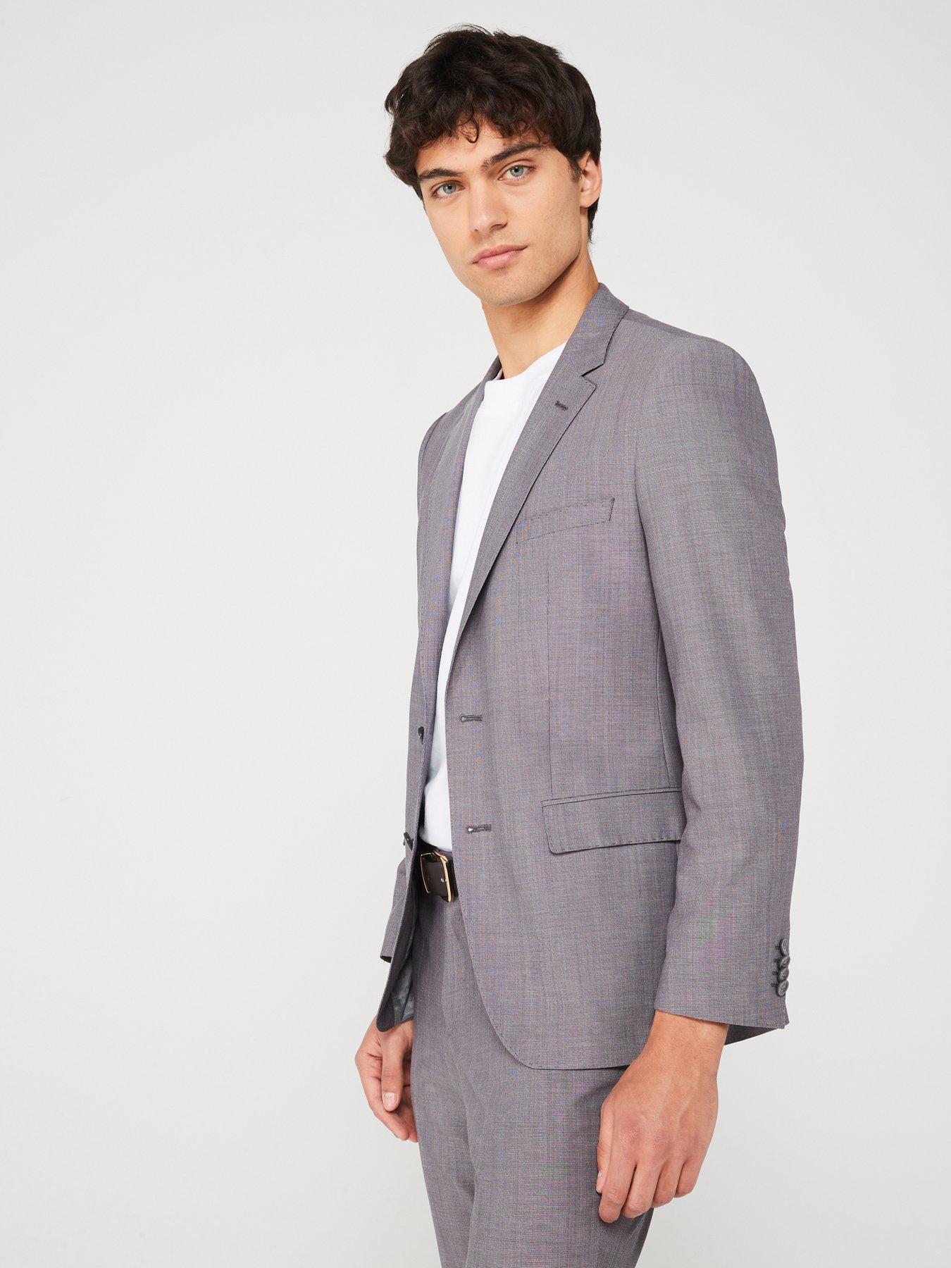 undefined Jasper Mix  &  Match Suit Jacket - Grey