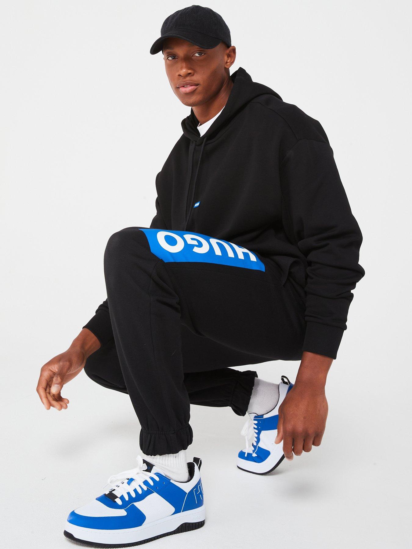 hugo-blue-nuram-regular-fit-side-logo-cuff-joggers-blackoutfit