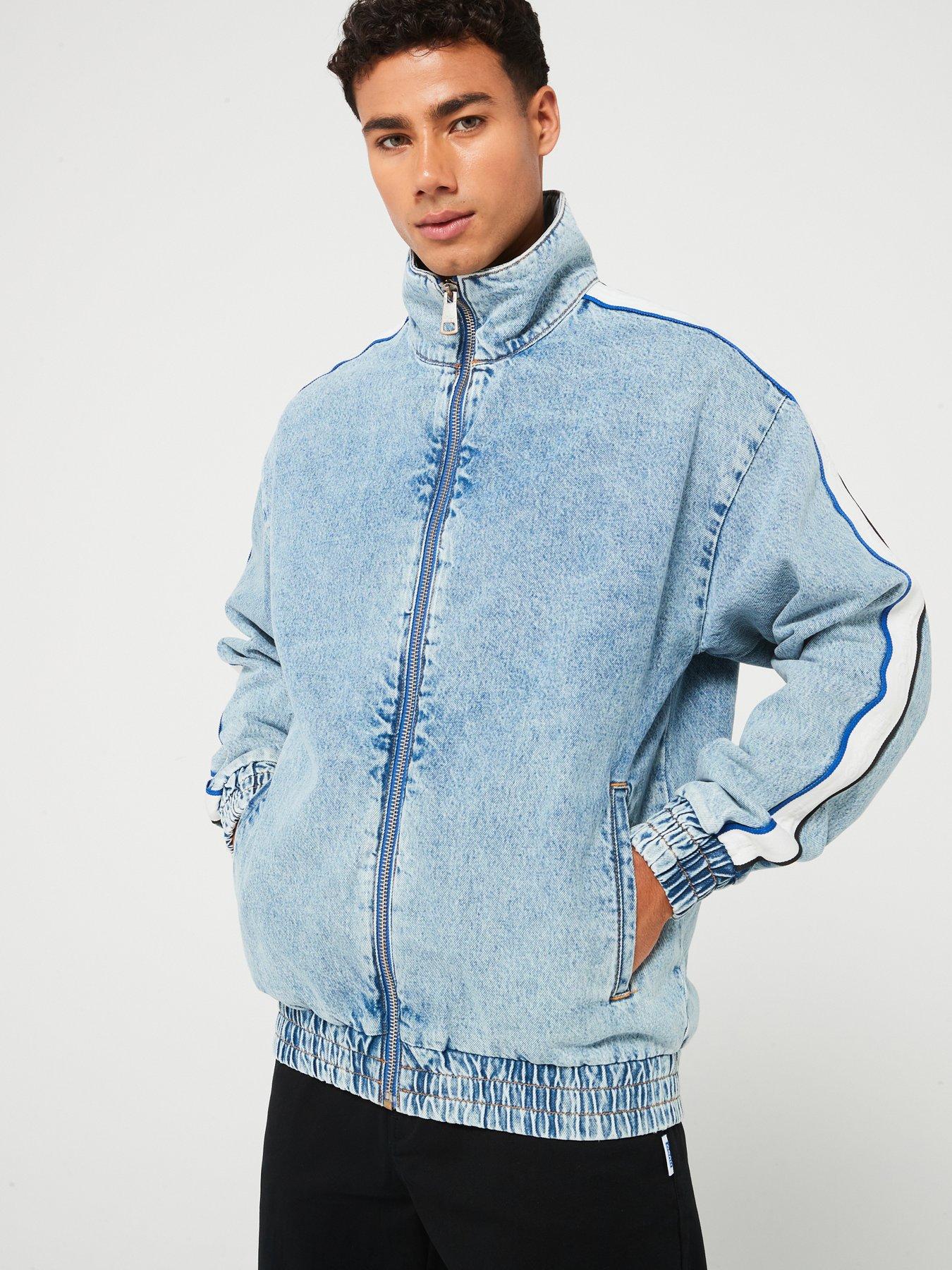 Image 1 of 4 of HUGO BLUE Yohji Denim Zipped Jacket - Aqua