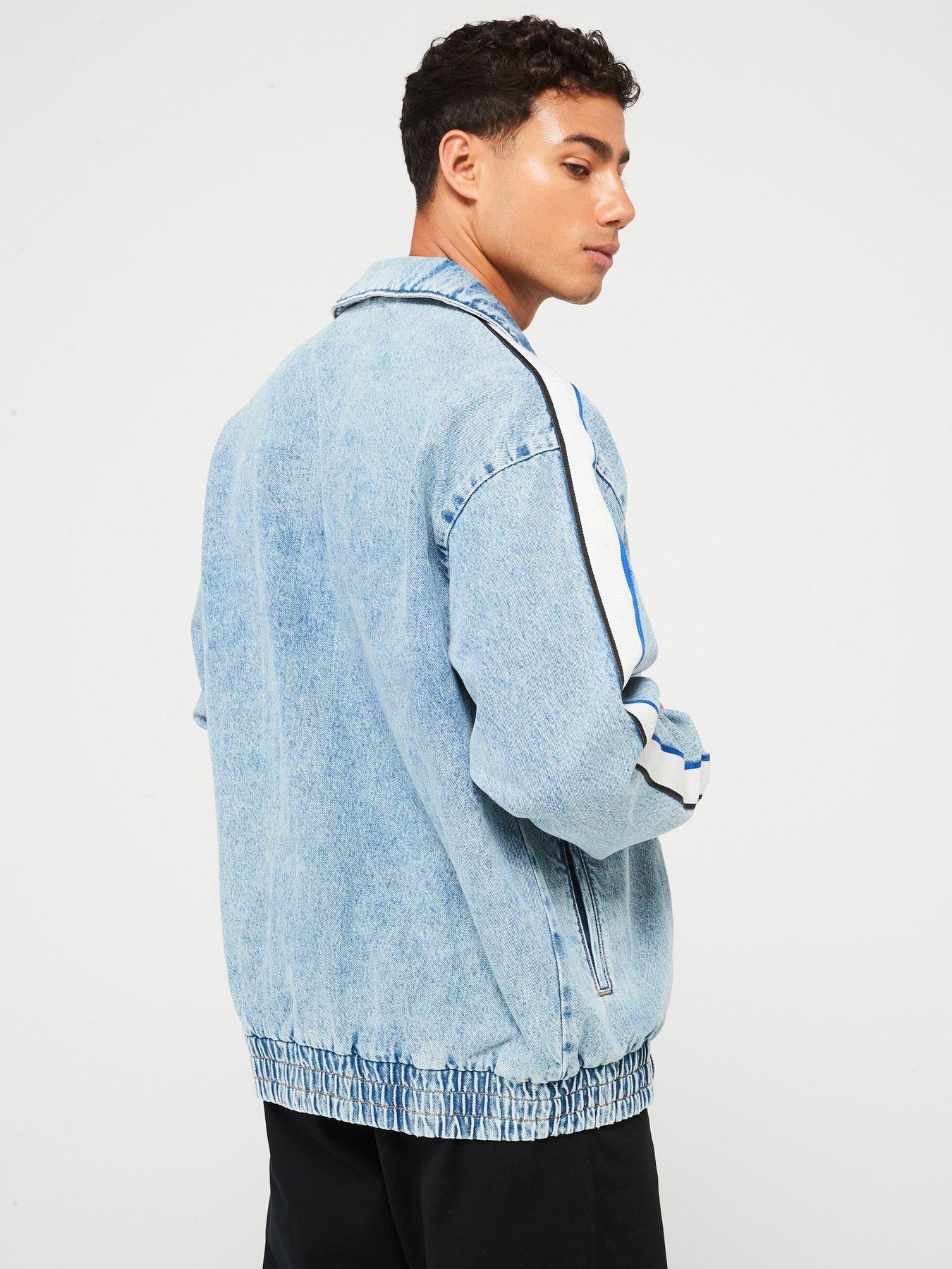 Image 2 of 4 of HUGO BLUE Yohji Denim Zipped Jacket - Aqua