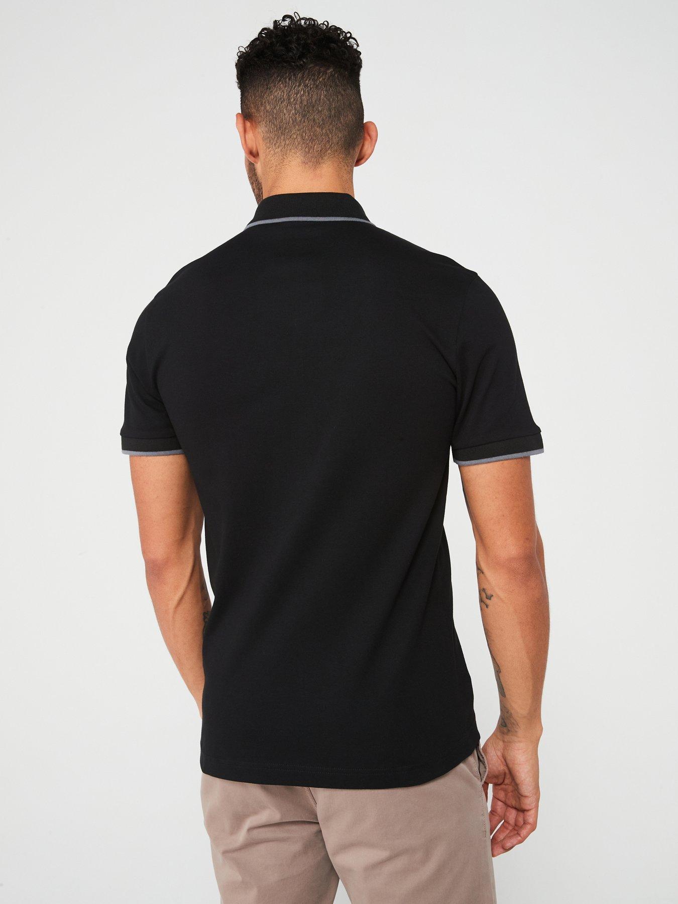 boss-passertip-slim-fit-short-sleeve-polo-shirt-blackstillFront