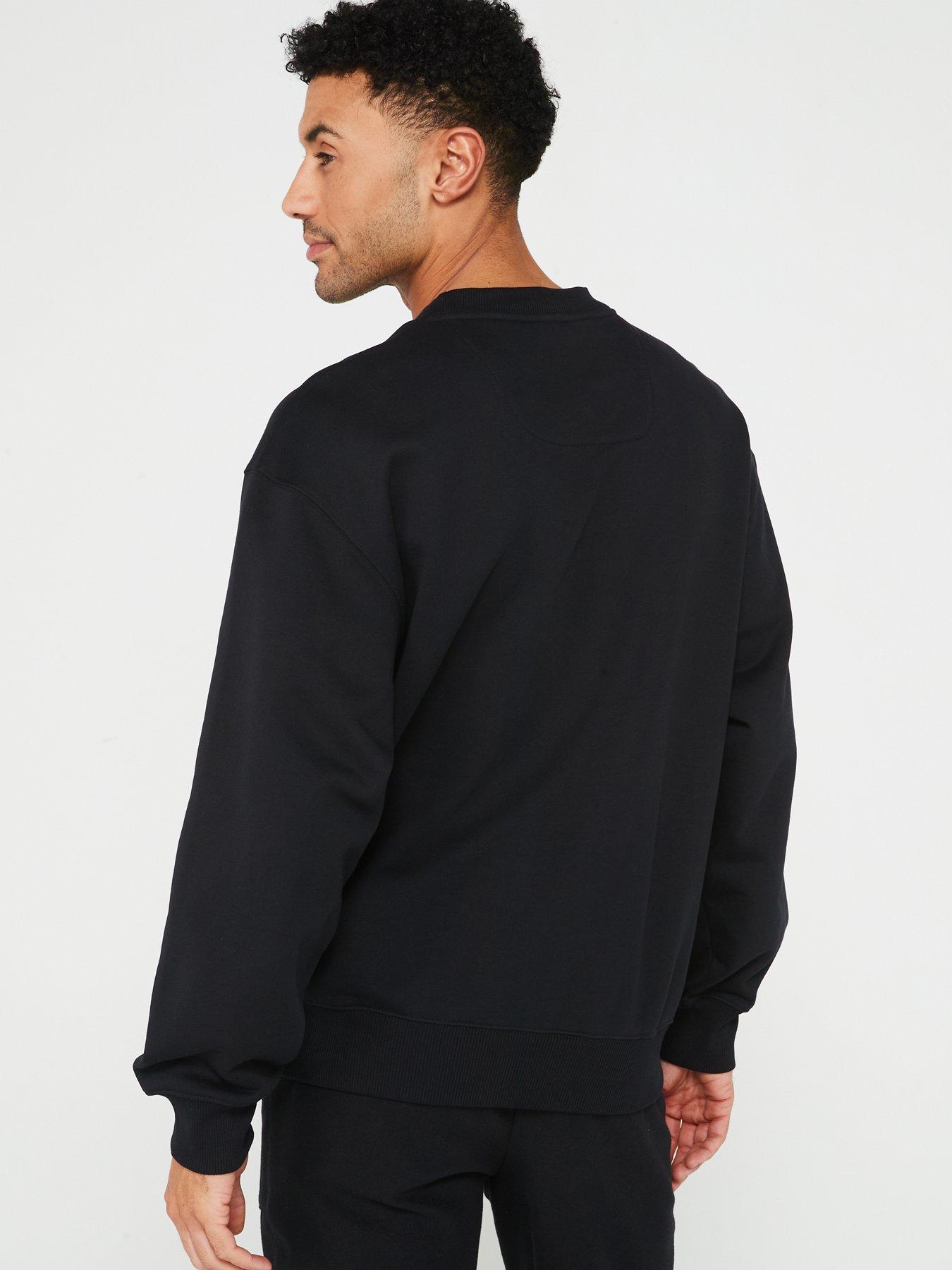 boss-soleri-relaxed-fit-crew-neck-sweatshirt-blackstillFront