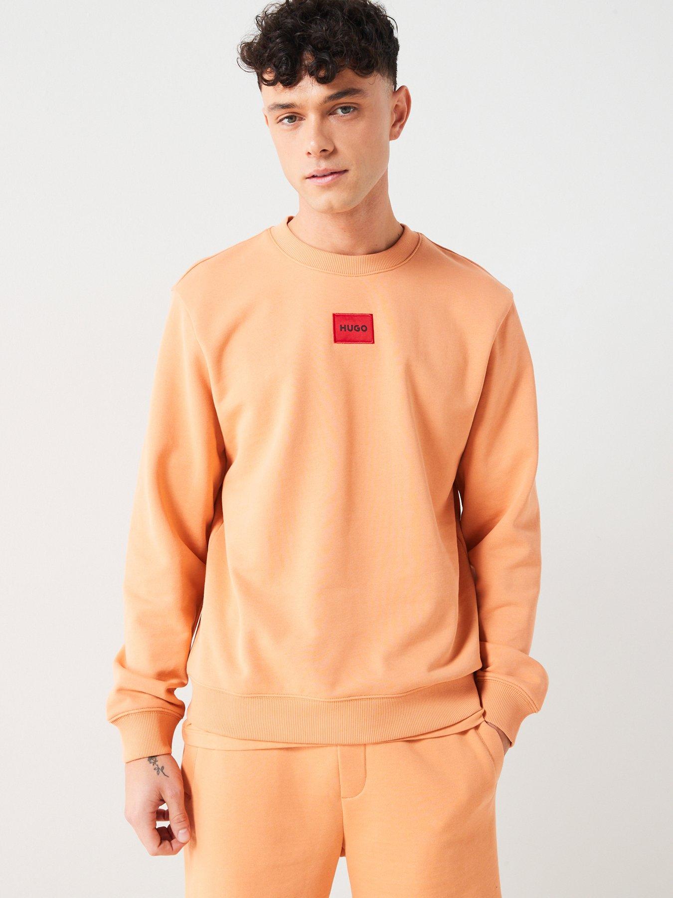 hugo-diragolnbspregular-fit-crew-neck-sweatshirt-orange