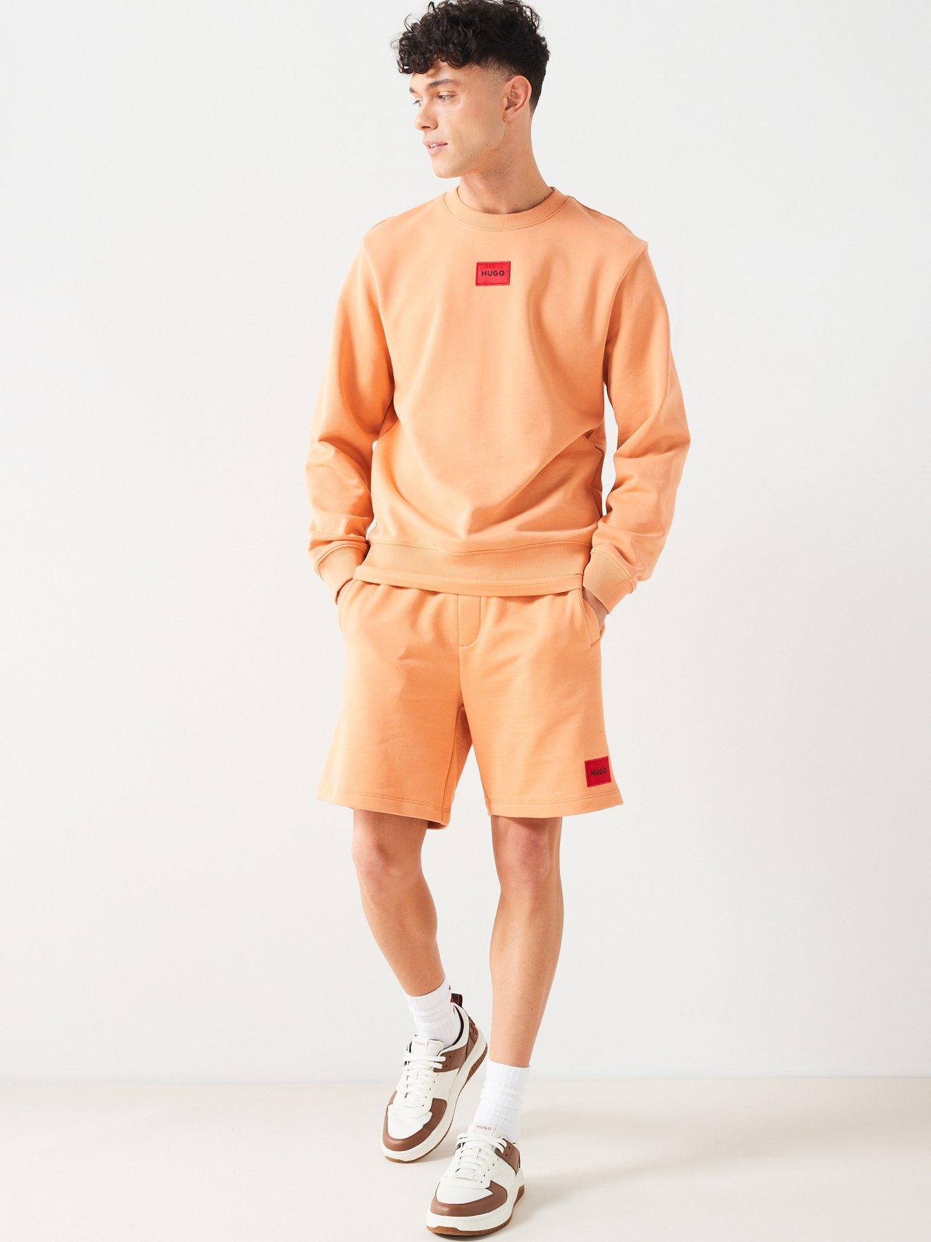 hugo-diragolnbspregular-fit-crew-neck-sweatshirt-orangeoutfit