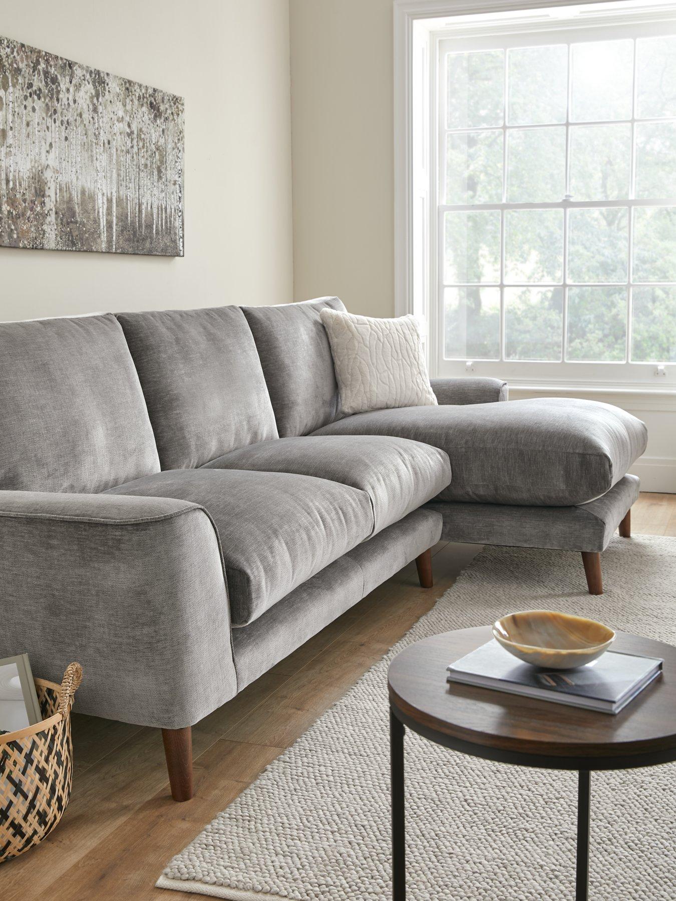 The Very Collection Astrid Right Hand Fabric Corner Chaise Sofa - Made to order in the UK