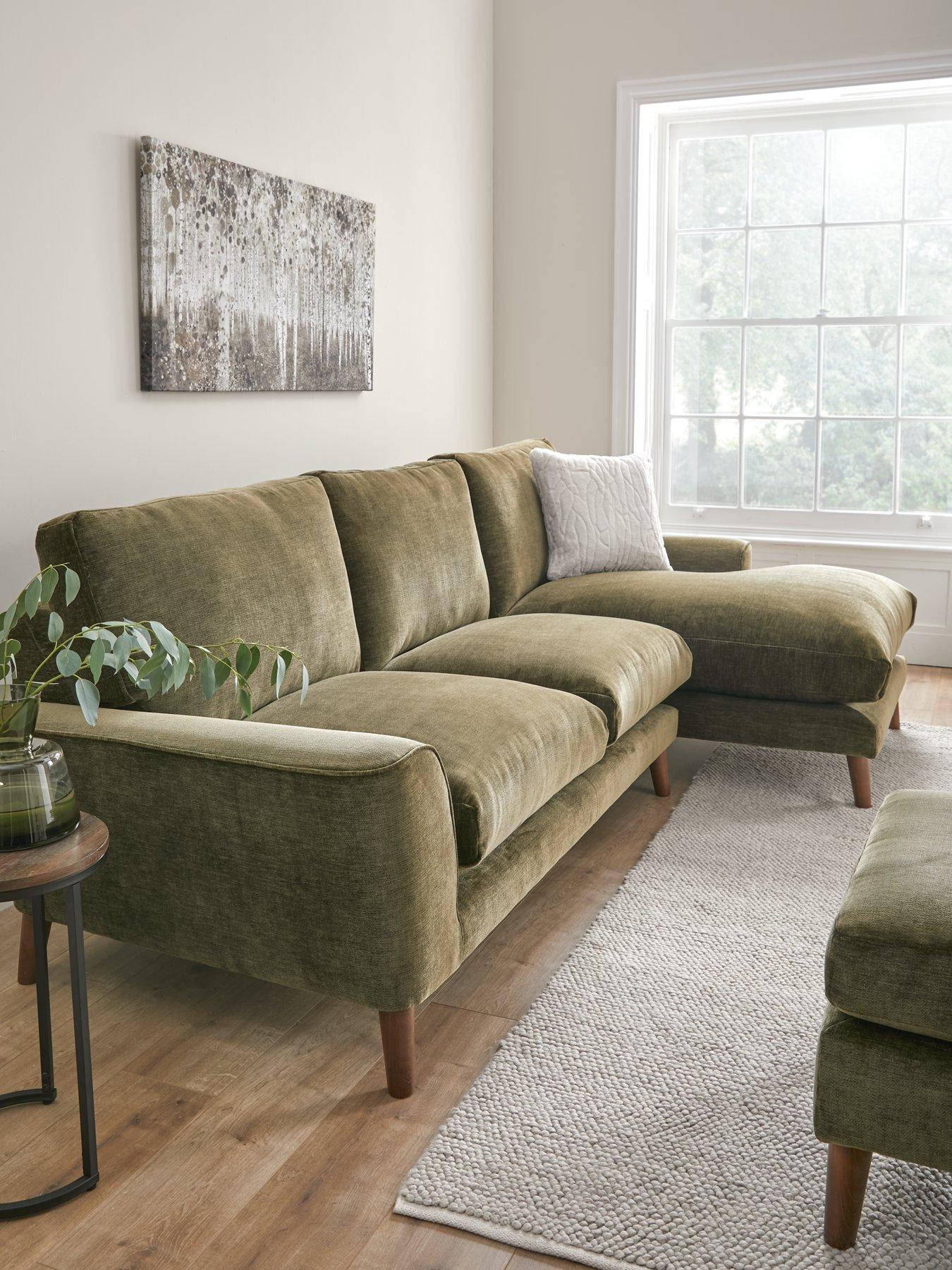 The Very Collection Astrid Right Hand Fabric Corner Chaise Sofa - Made to order in the UK