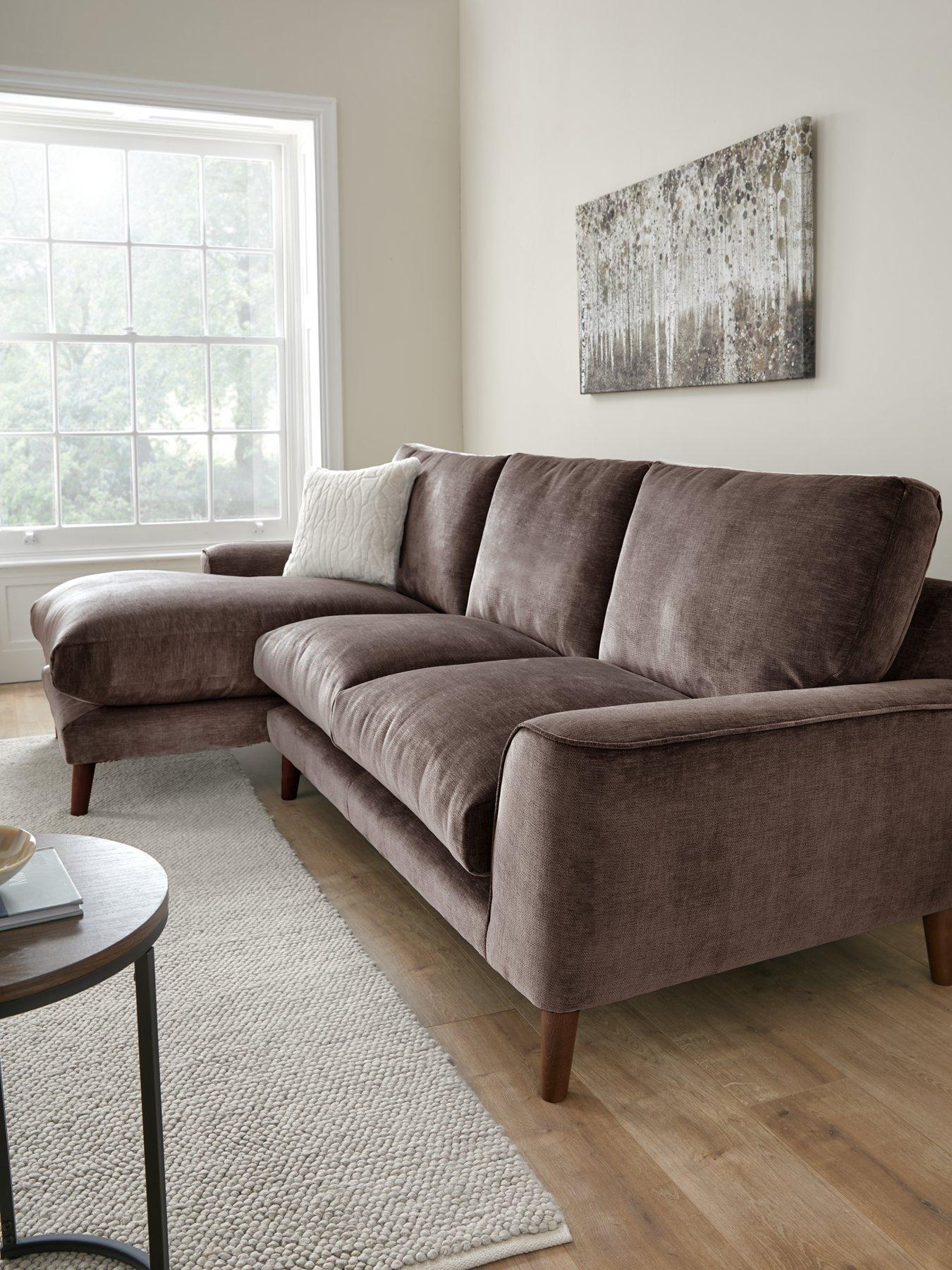 The Very Collection Astrid Left Hand Fabric Corner Chaise Sofa - Made to order in the UK