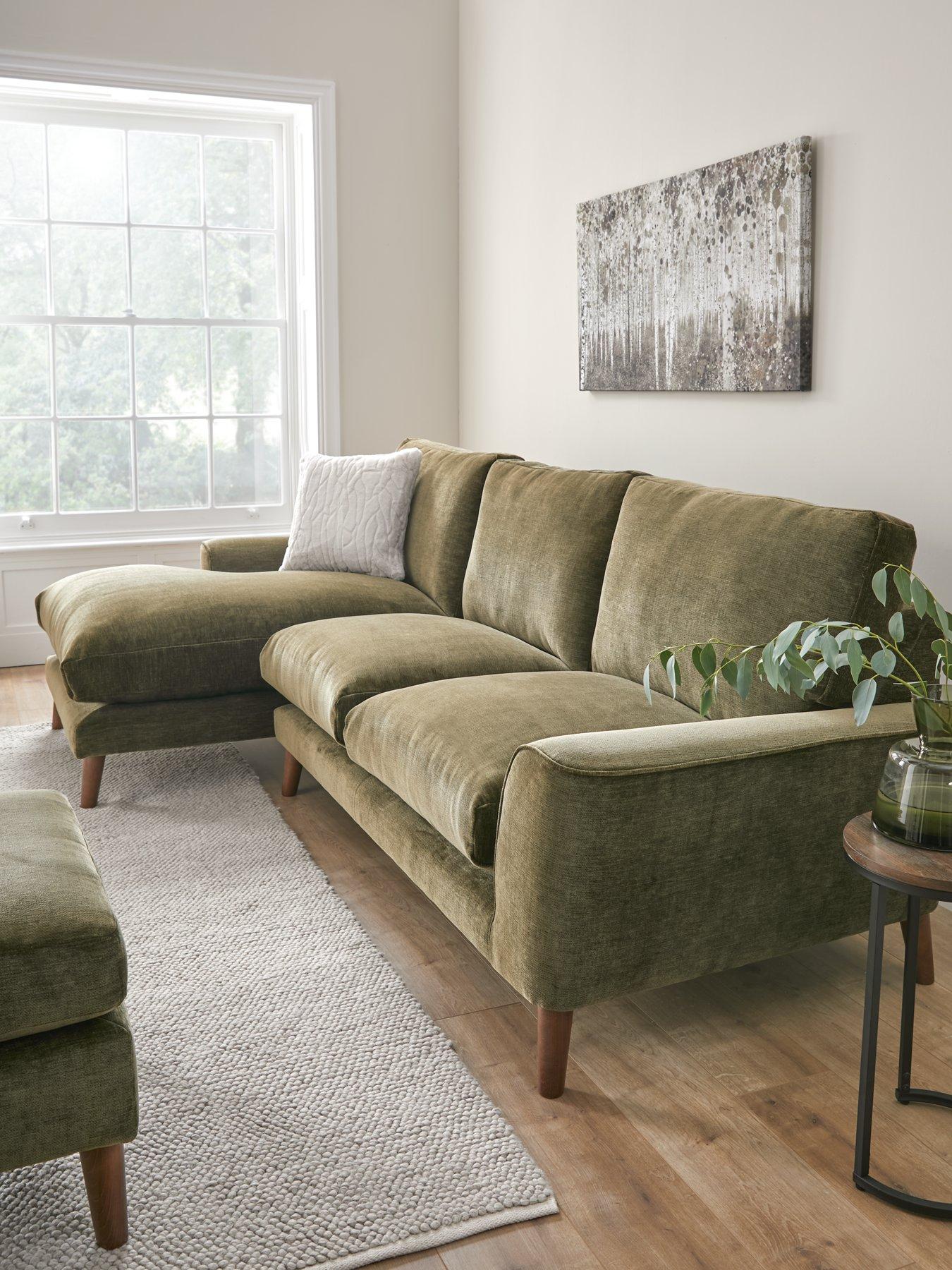 The Very Collection Astrid Left Hand Fabric Corner Chaise Sofa - Made to order in the UK