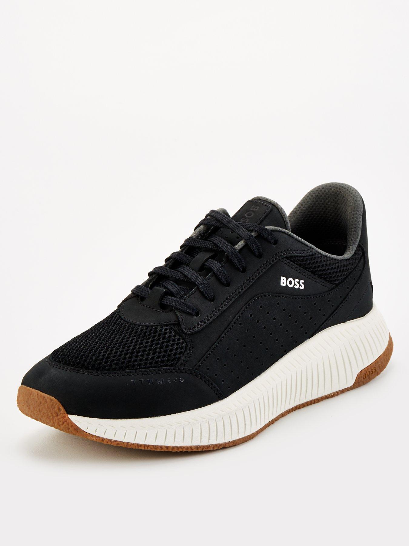 boss-ttnm-evo-runner-nubuck-trainer-blackstillFront