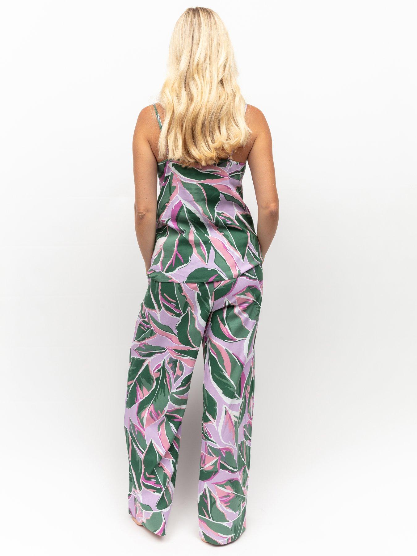 cyberjammies-leaf-print-cami-wide-leg-pyjama-setstillFront