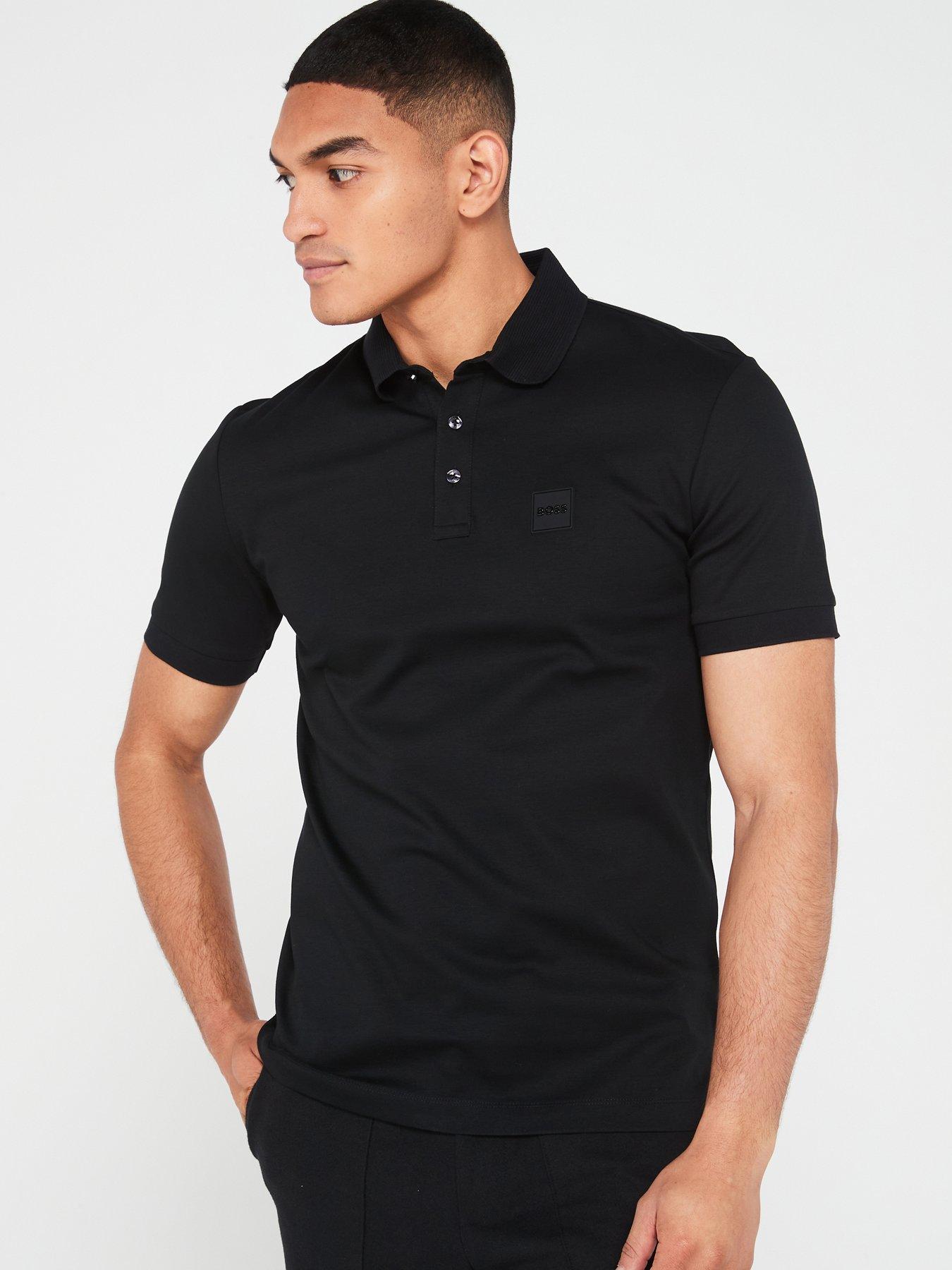 boss-parlay-143-regular-fit-short-sleeve-polo-shirt-black