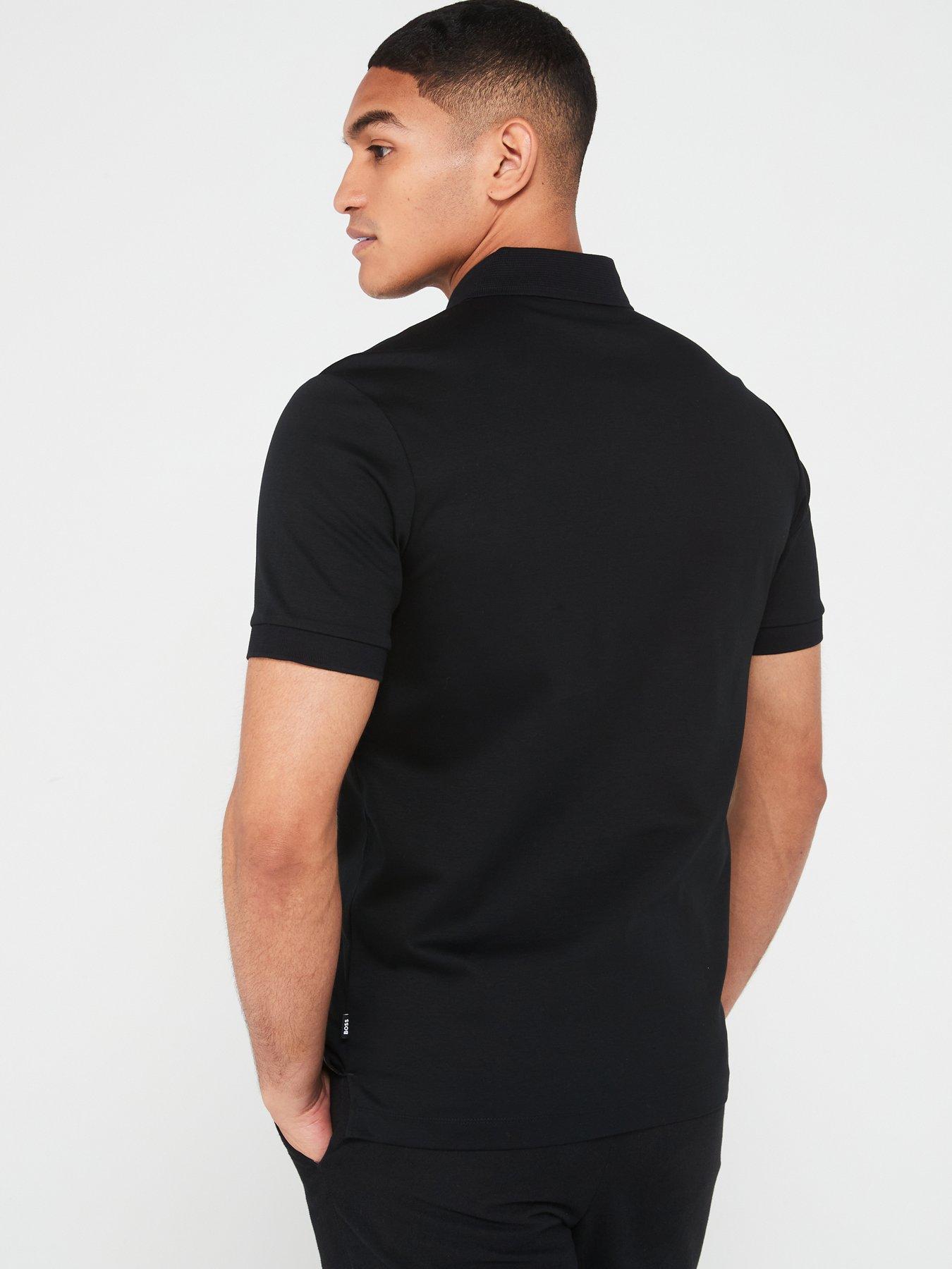 boss-parlay-143-regular-fit-short-sleeve-polo-shirt-blackstillFront