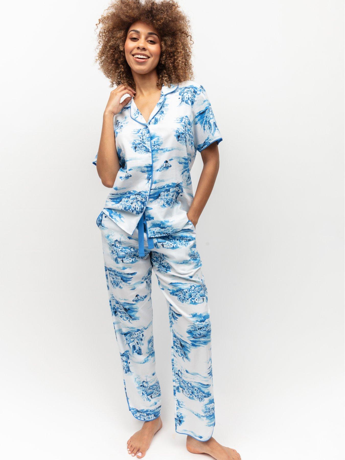 cyberjammies-santorini-print-pyjama-set