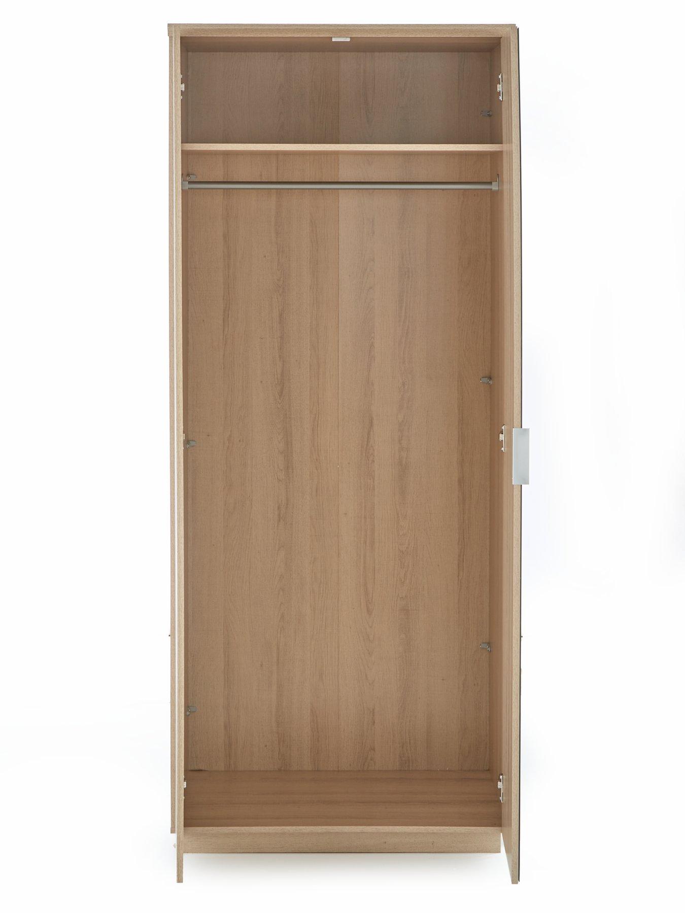 very-home-kentford-2-door-mirrored-wardrobe-oakoutfit