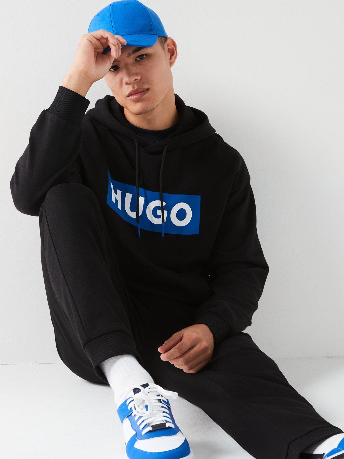 hugo-blue-nalves-regular-fit-logo-hoodie-blackoutfit