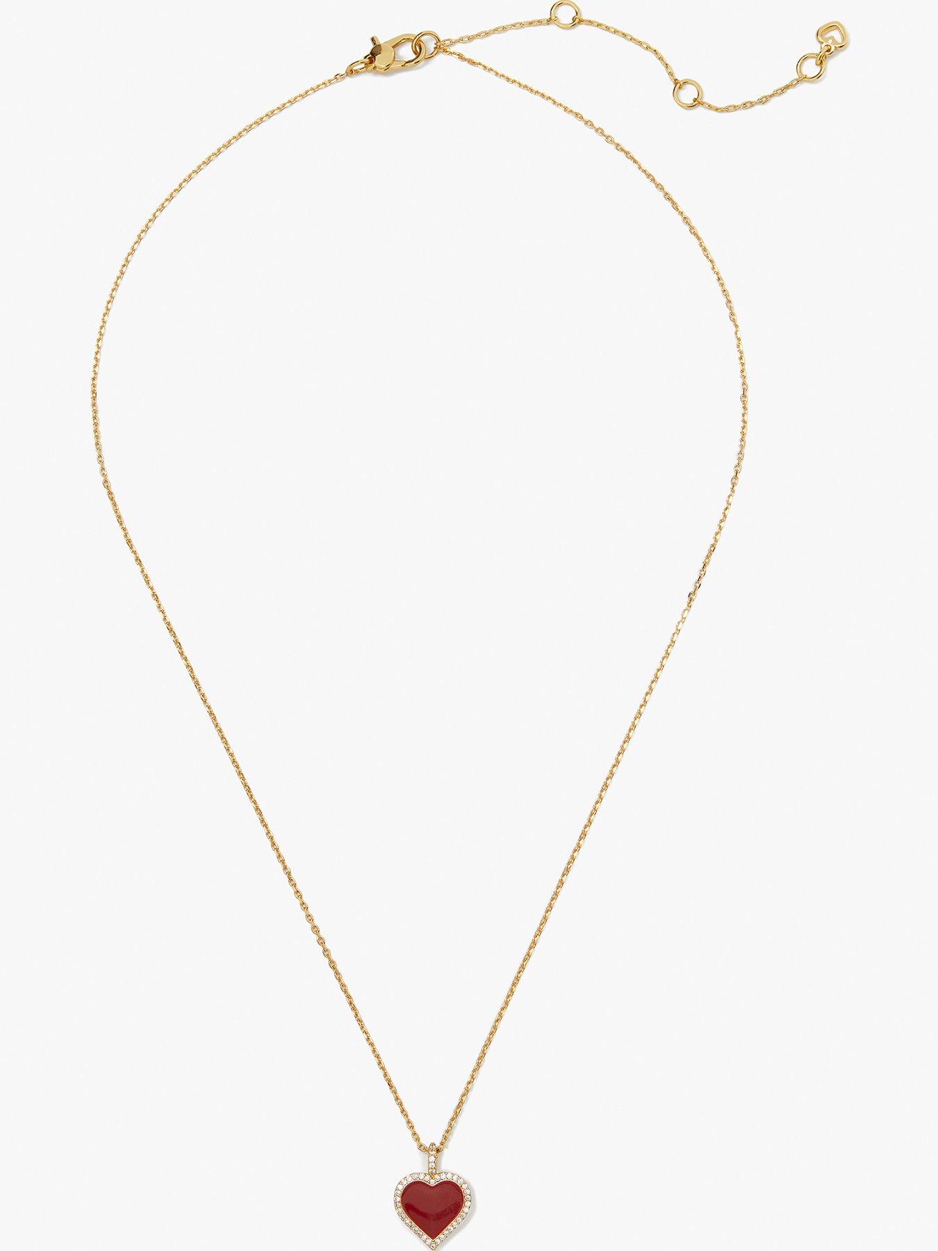 Kate spade red on sale necklace