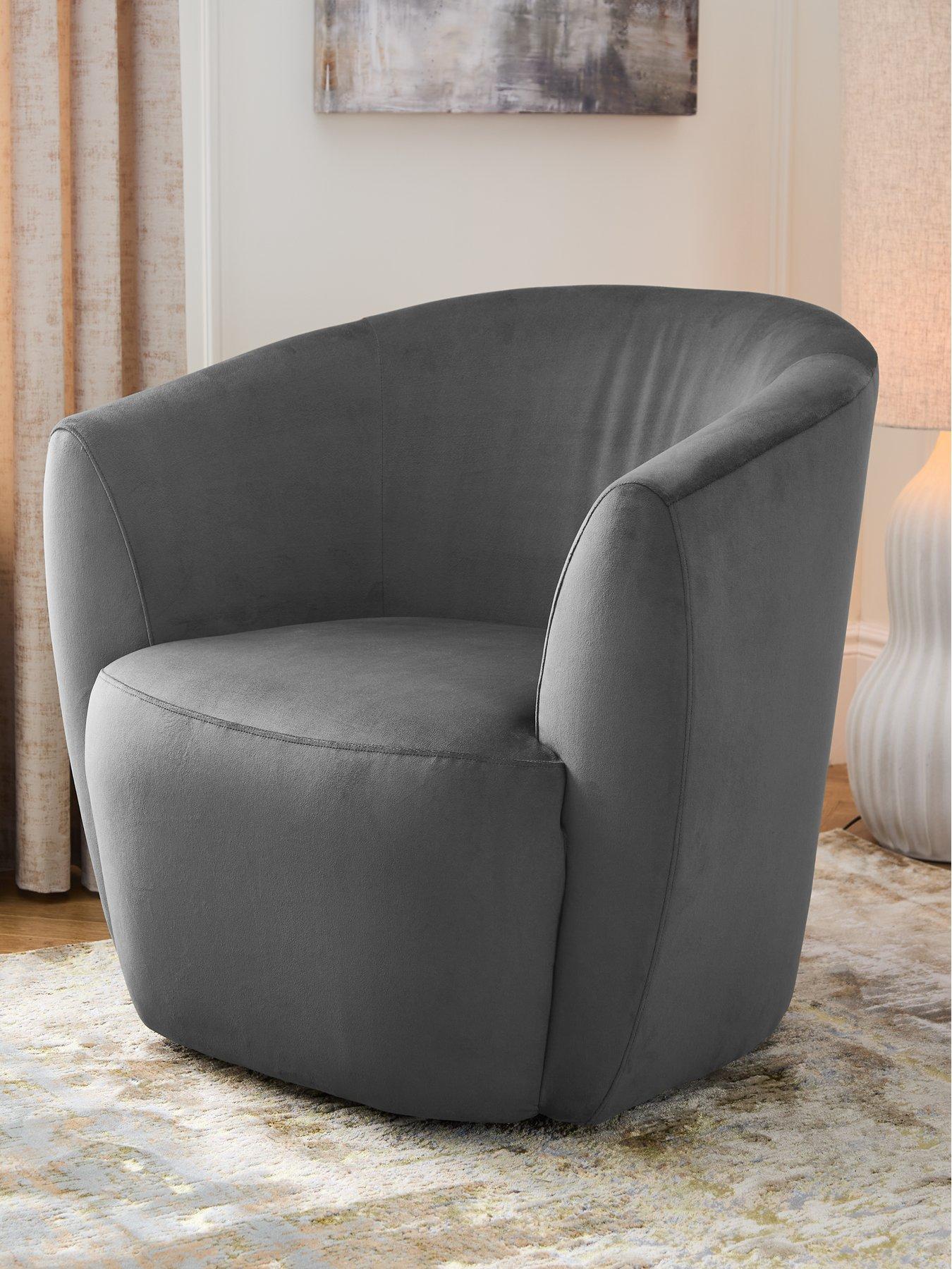Very Home Maison Velvet Accent Chair - Made to order in the UK
