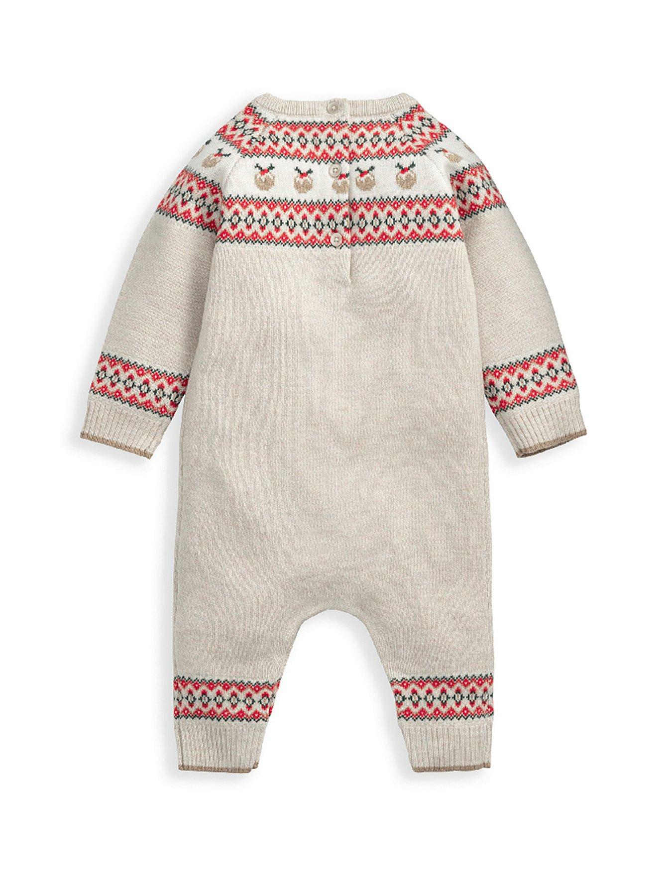 mamas-papas-baby-boys-fairisle-knitted-christmas-romper-beigedetail