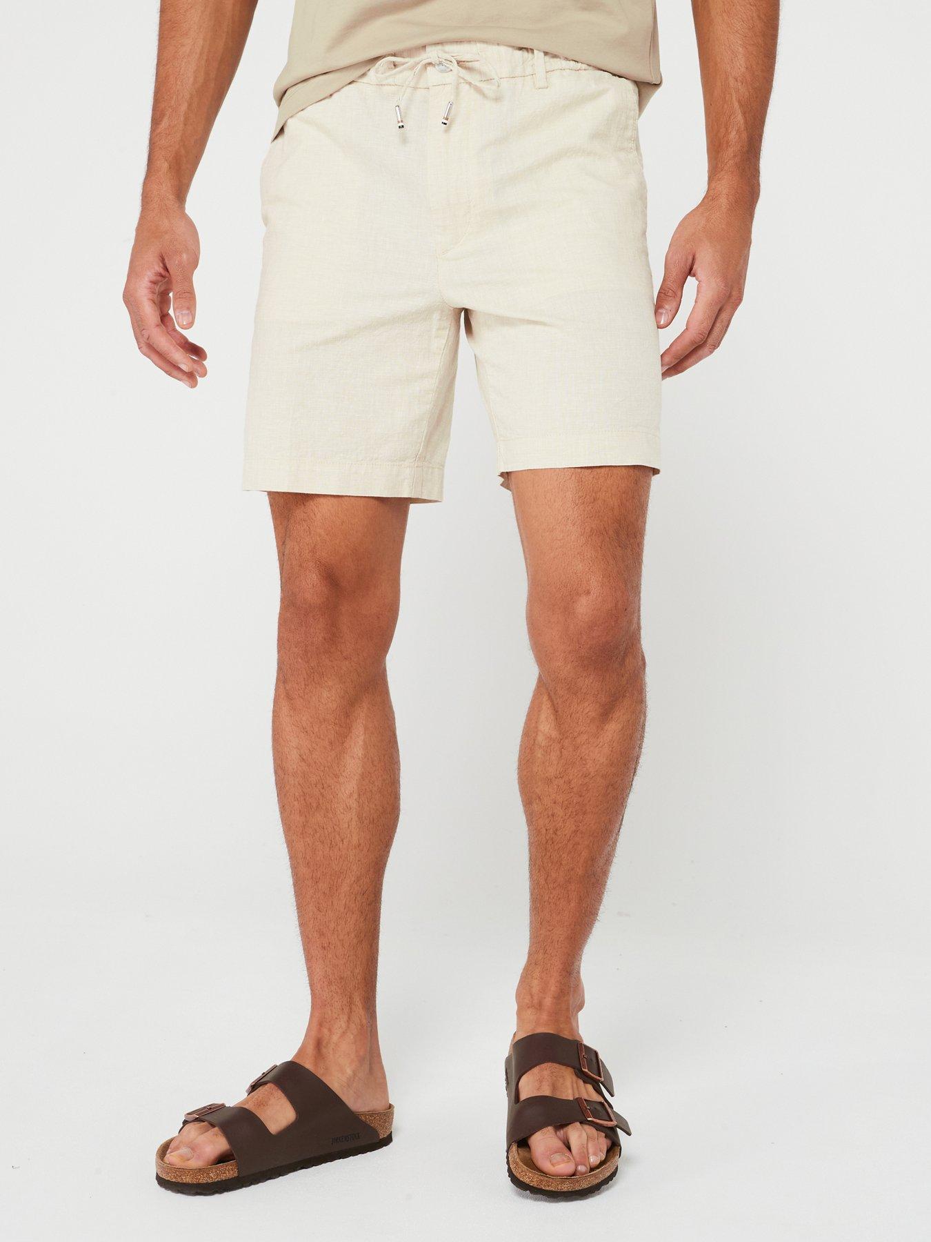 boss-kane-regular-fit-shorts-light-beige