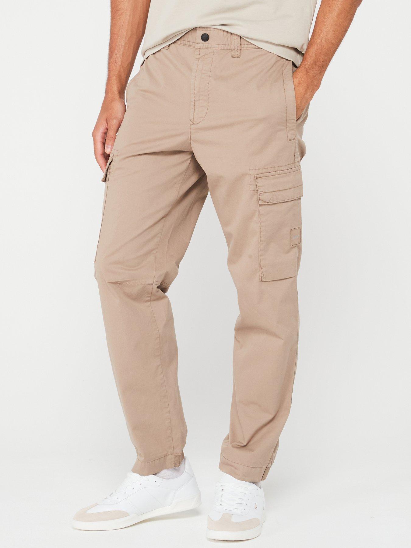 boss-sisla-6-cargo-trouser-light-brownfront