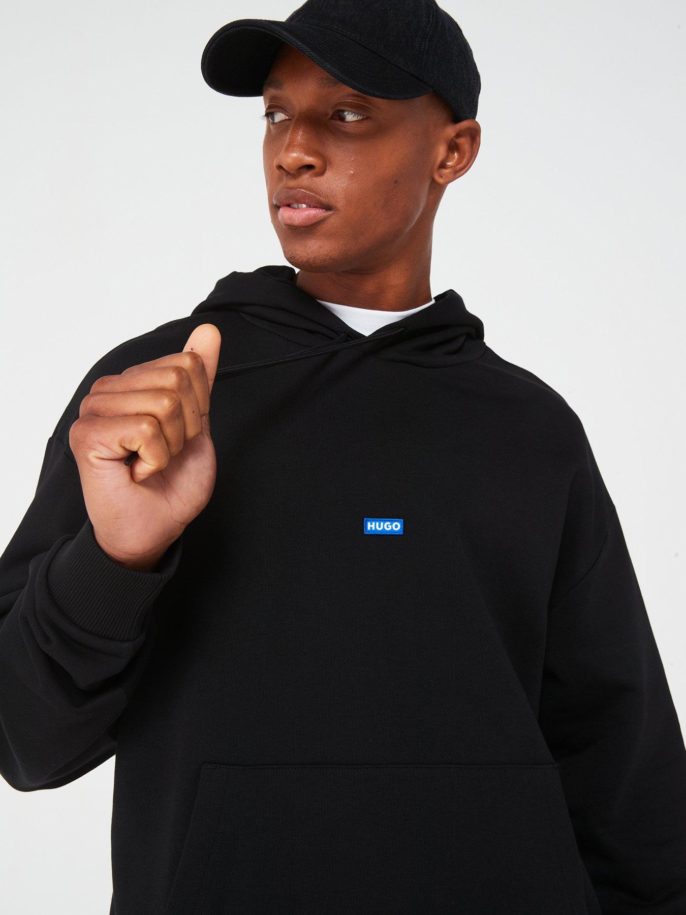 Image 4 of 4 of HUGO BLUE Nalonso Overhead Hoodie-Black