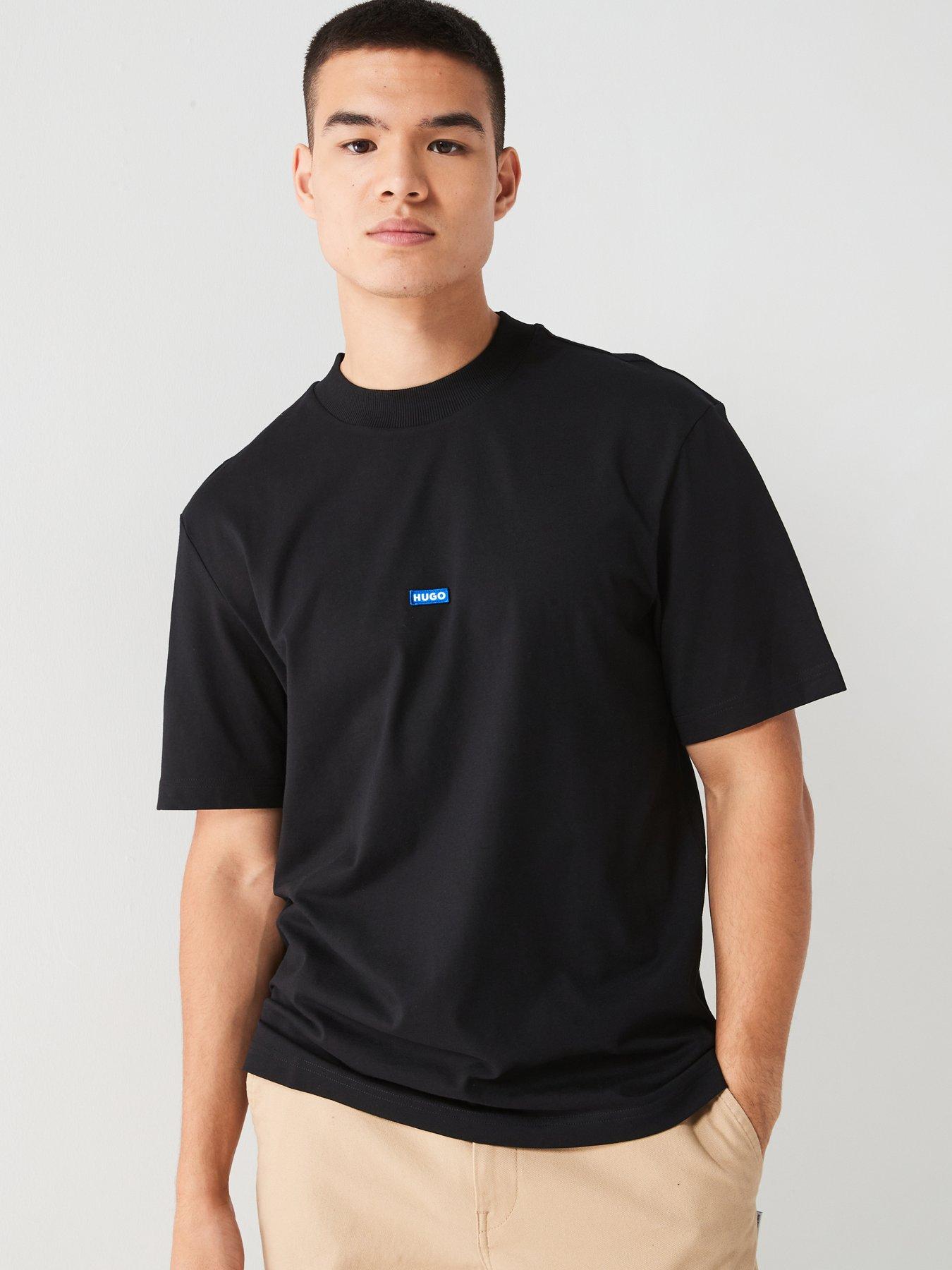 hugo-blue-nieros-regular-fit-t-shirt--black