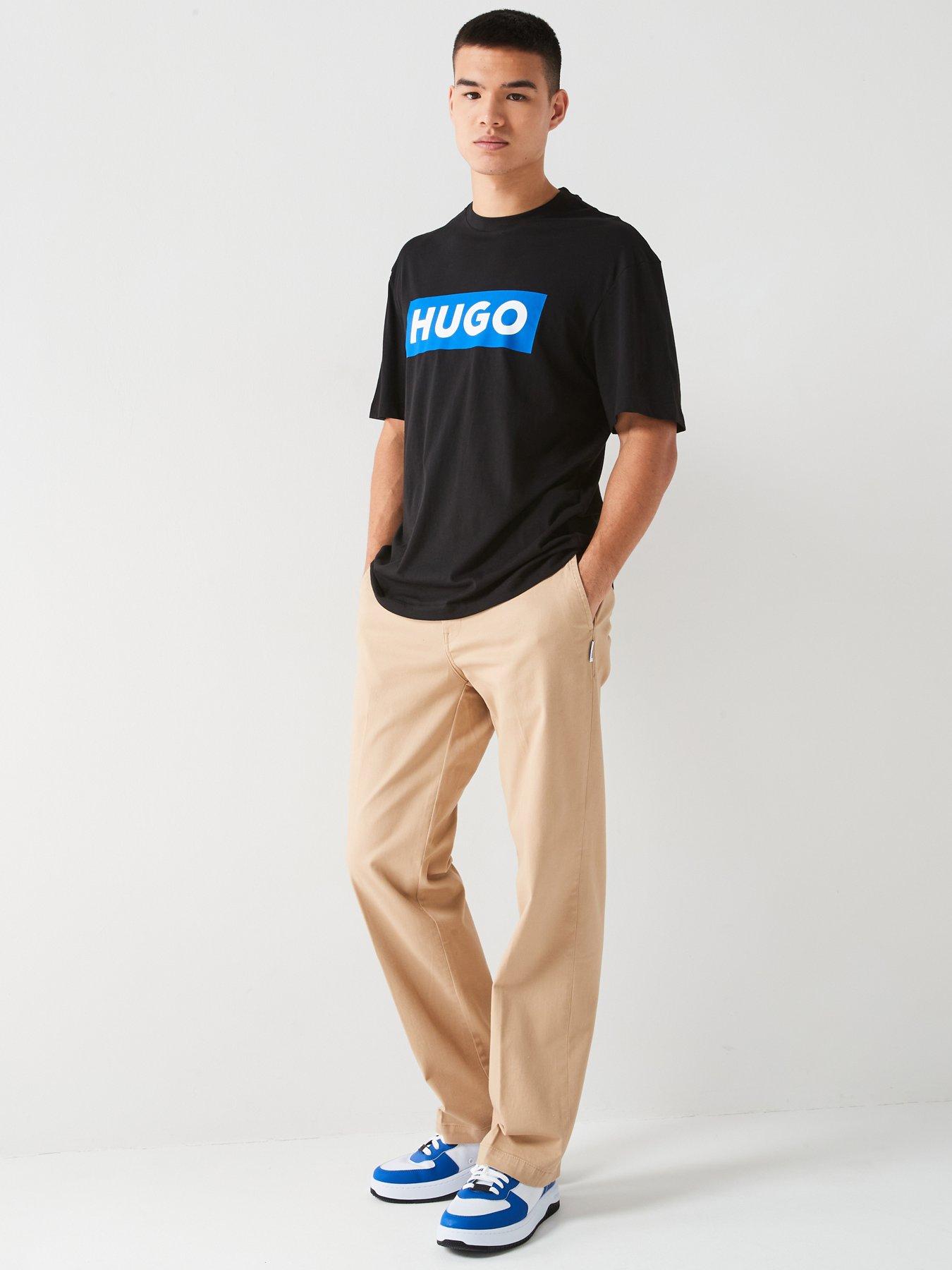 hugo-blue-nico-regular-logo-logo-t-shirt--blackdetail