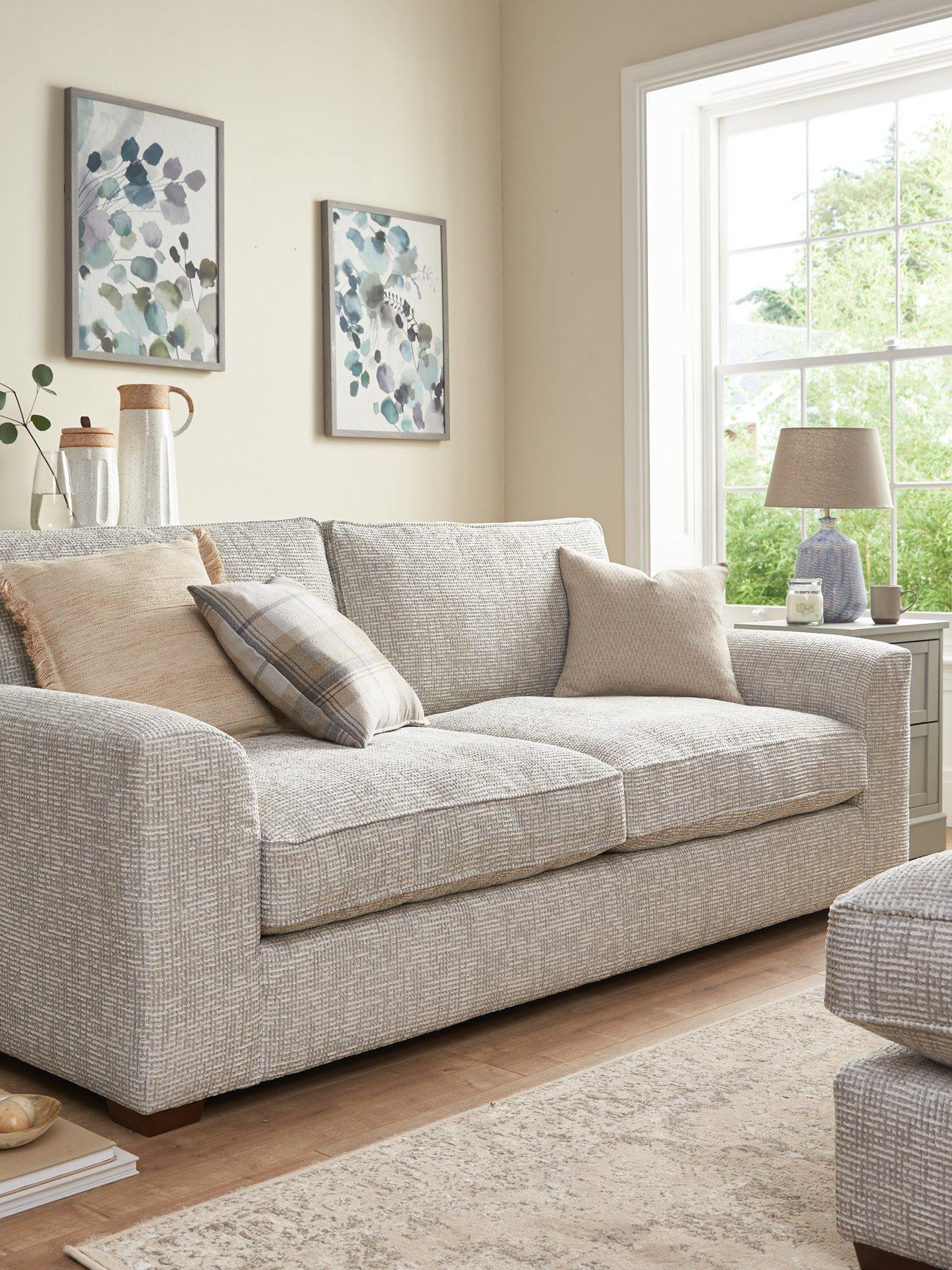 Image 1 of 5 of Very Home Arlo Fabric&nbsp;3 Seater Sofa&nbsp;- Made to order in the UK