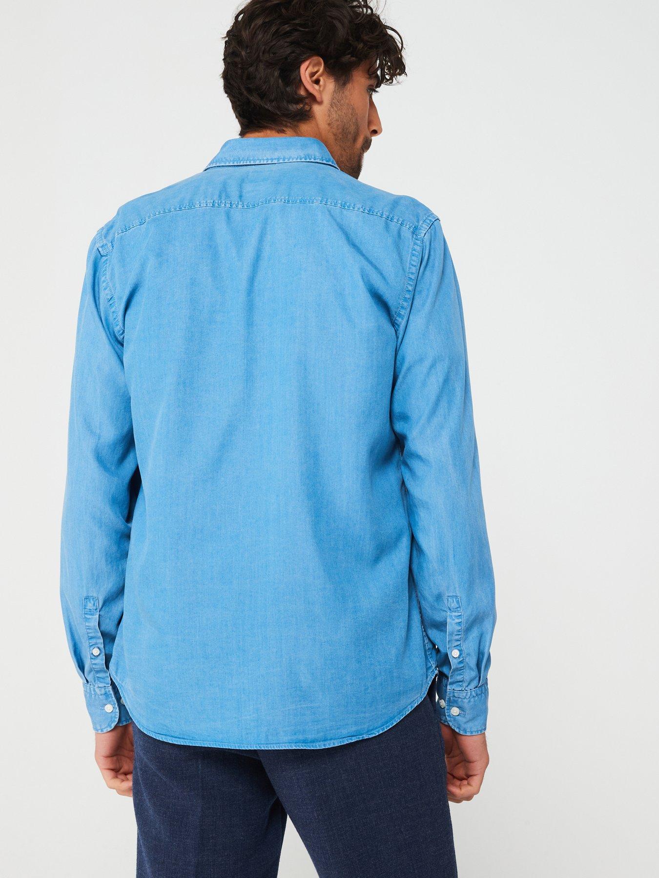 boss-hal-casual-fit-long-sleeve-shirt-bright-bluestillFront