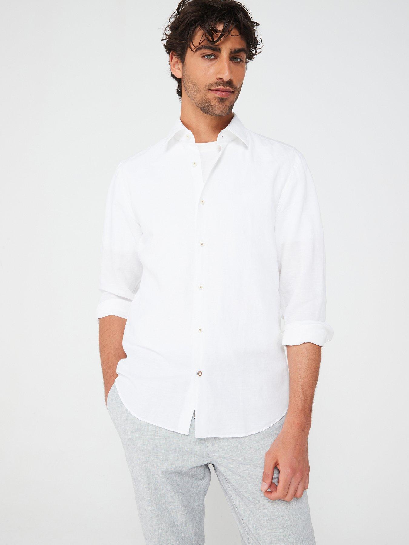 boss-hal-kent-casual-fit-long-sleeve-shirt-whitefront