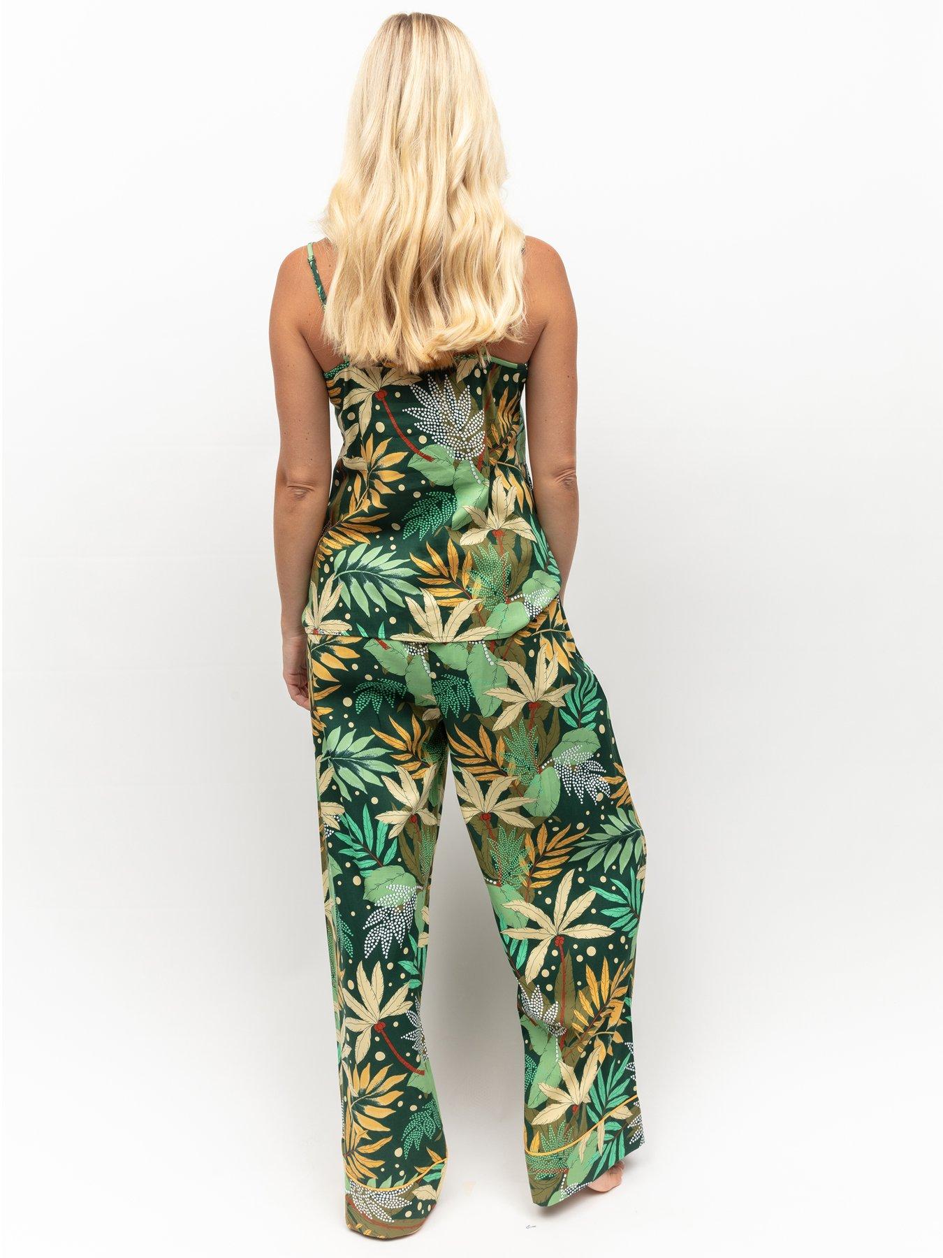 cyberjammies-palm-leaf-print-cami-wide-leg-pyjamastillFront