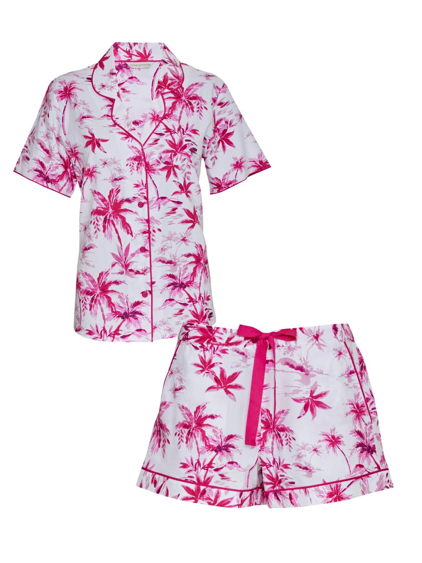 cyberjammies-palm-print-pyjama-short-setstillFront