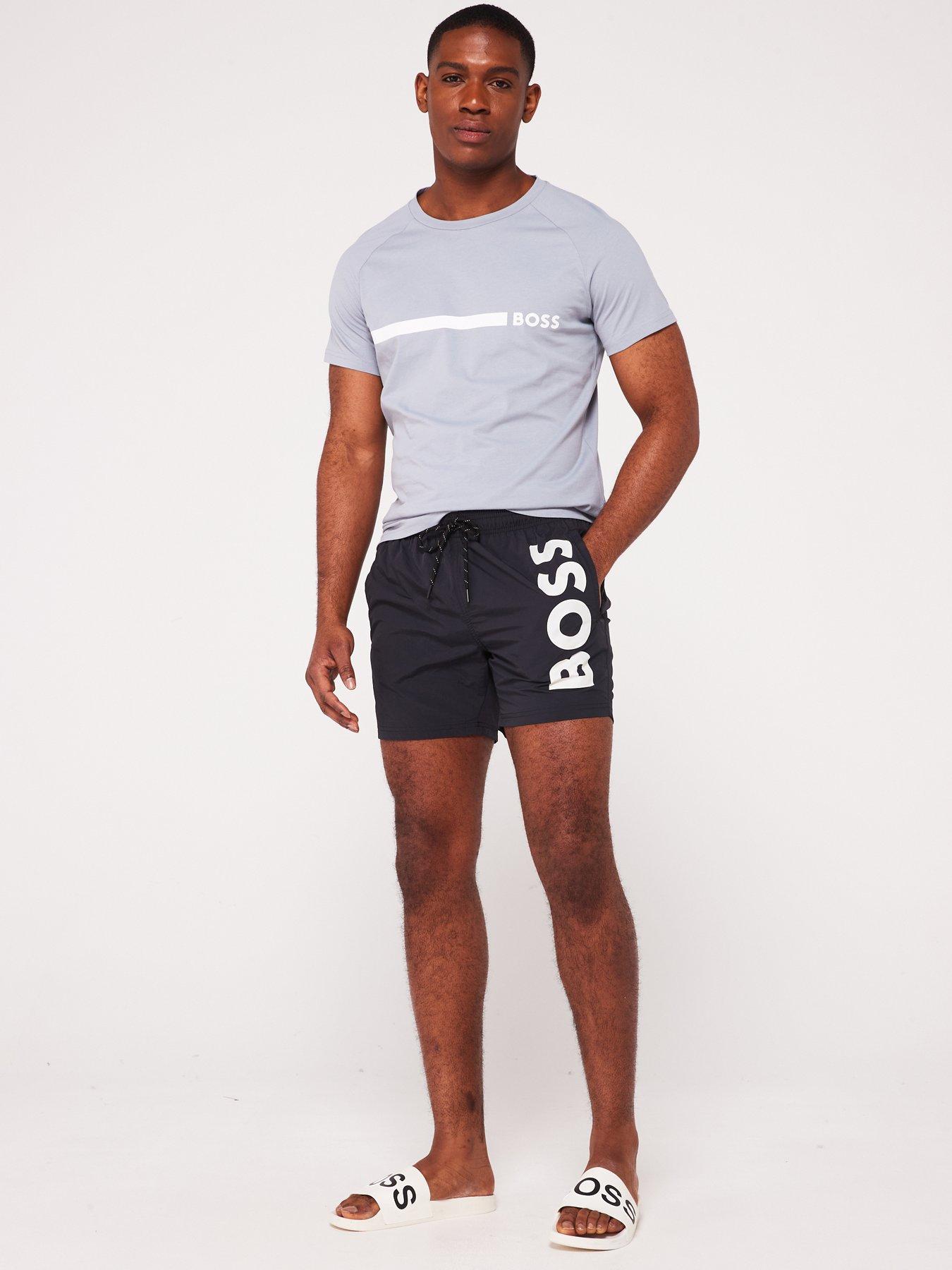 Image 3 of 4 of BOSS Octopus Swim Shorts&nbsp;- Black