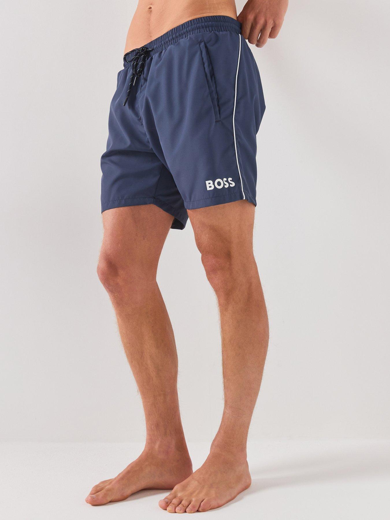 Image 1 of 4 of BOSS Starfish Swims Shorts - Navy