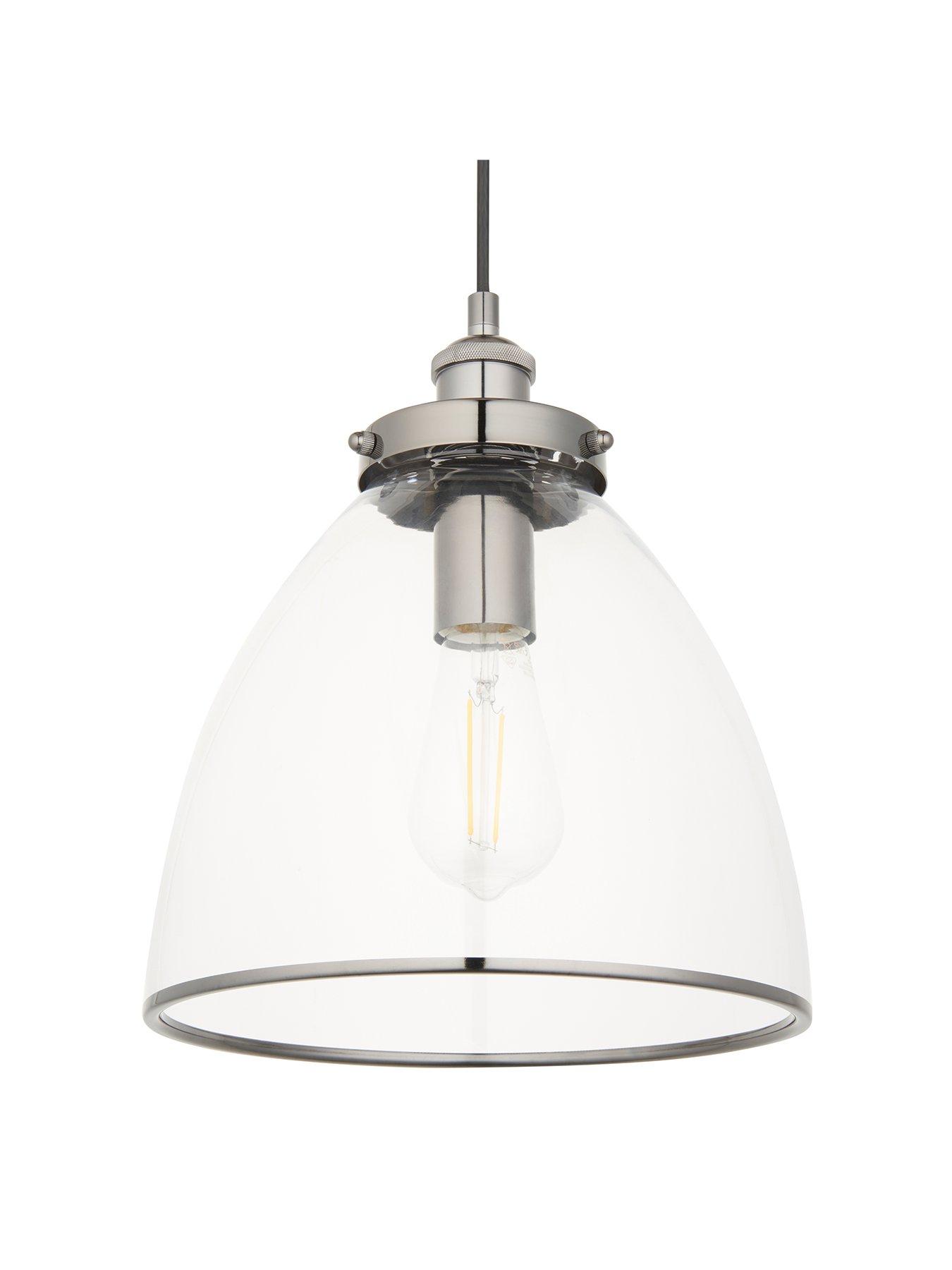 Image 2 of 6 of The Very Collection Jamey Pendant - Clear/Gunmetal