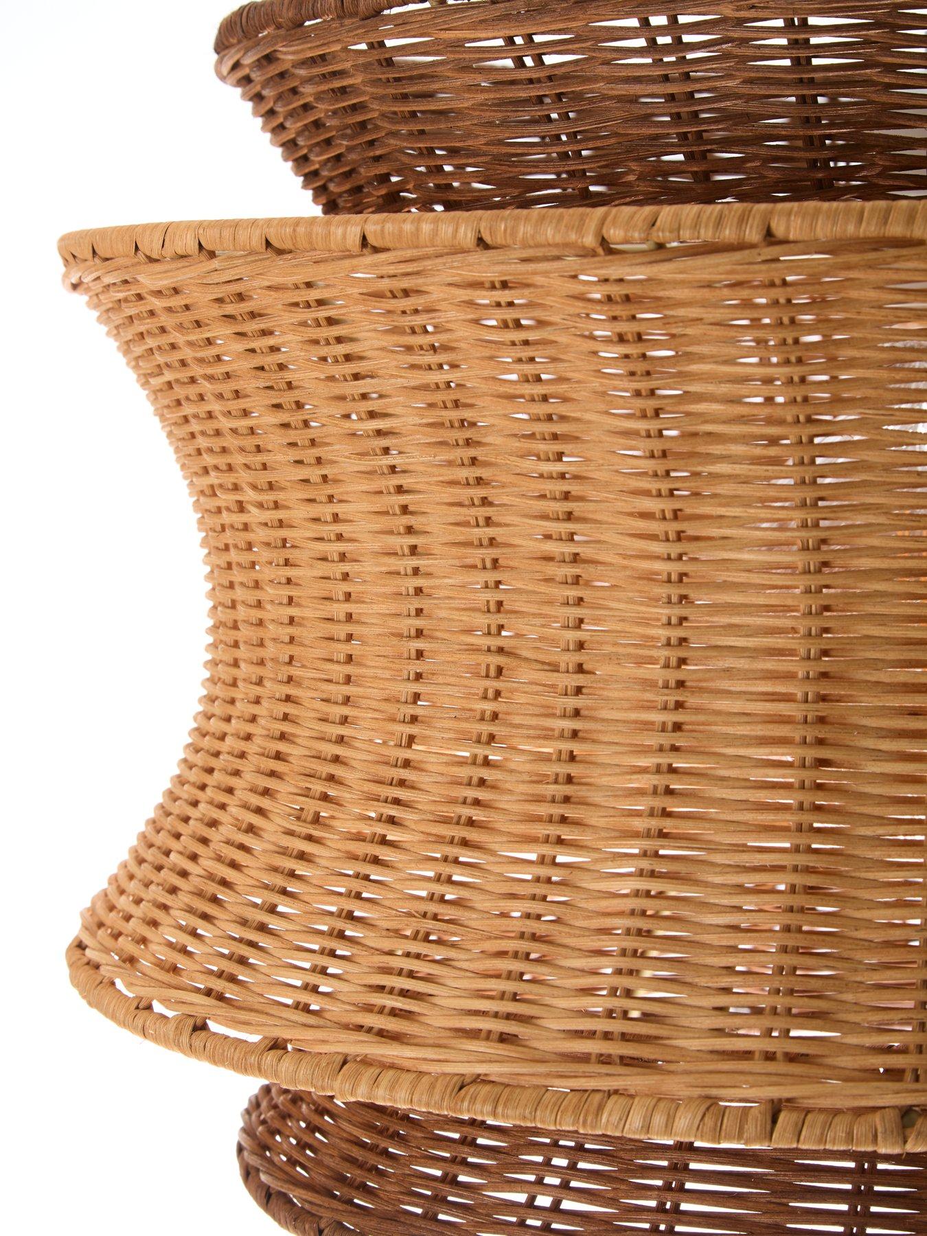 very-home-wicker-two-tier-easy-fit-lamp-shade-brownoutfit