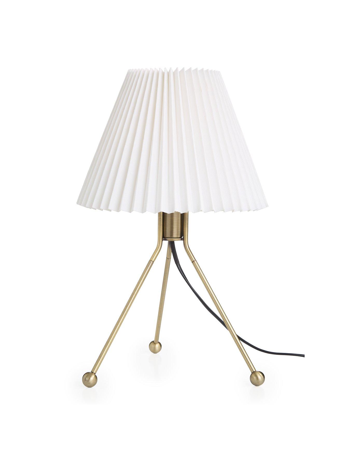Image 2 of 6 of The Very Collection Ball Foot Tripod Table Lamp