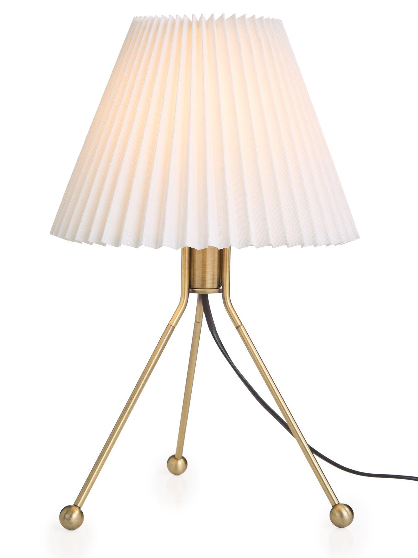 Image 3 of 6 of The Very Collection Ball Foot Tripod Table Lamp
