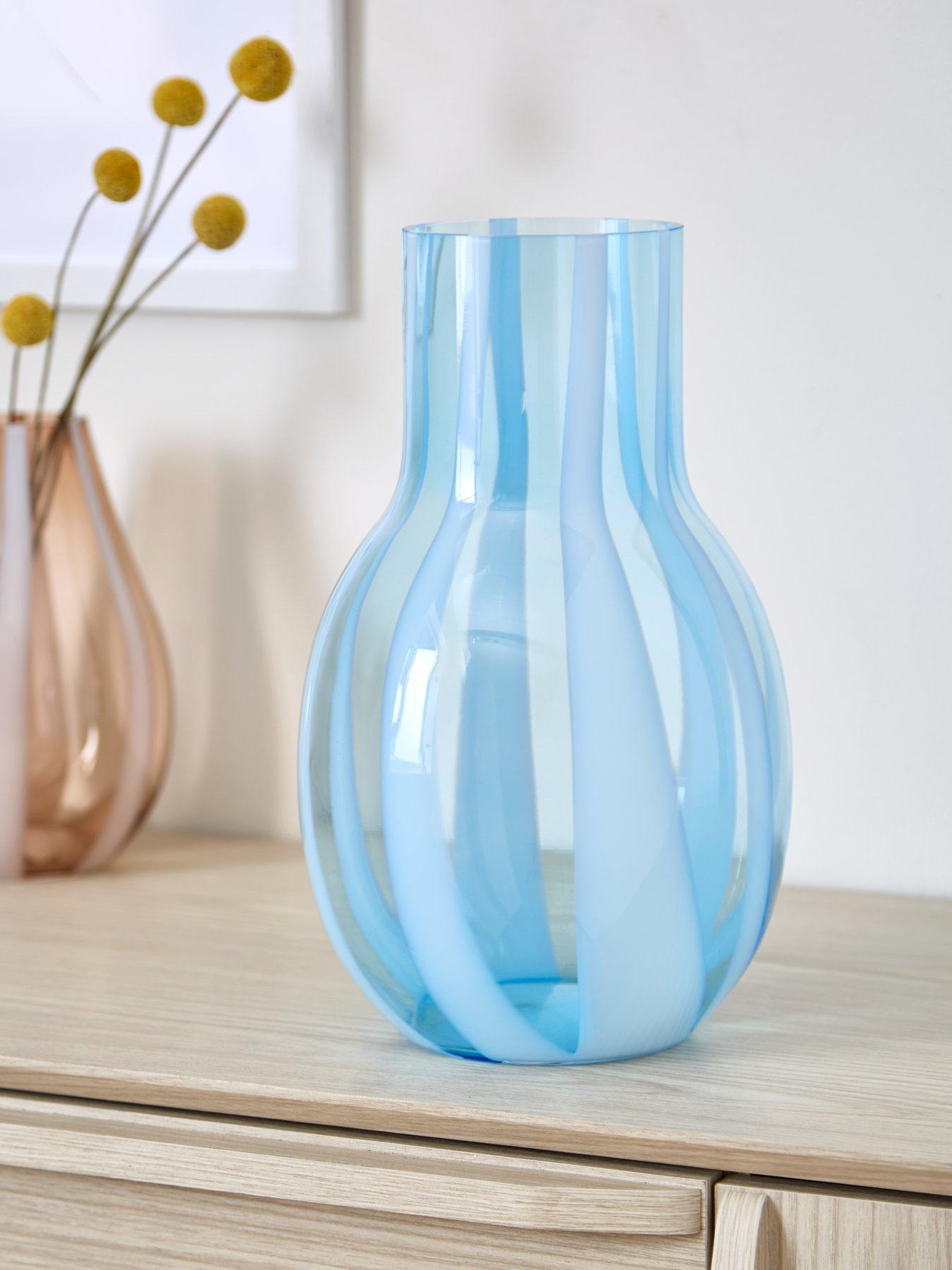 very-home-blue-stripe-vase