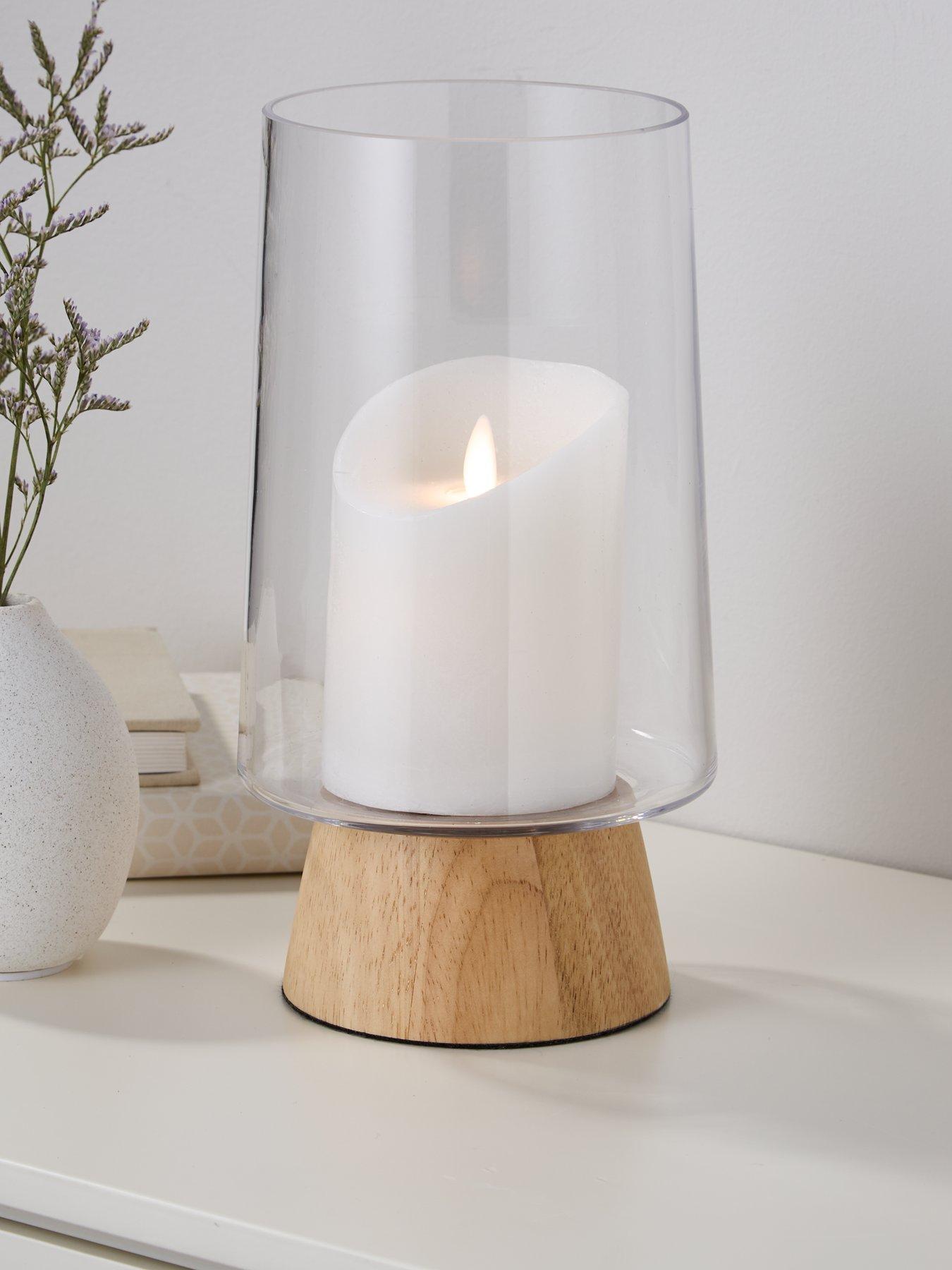 very-home-medium-mango-wood-candle-holder