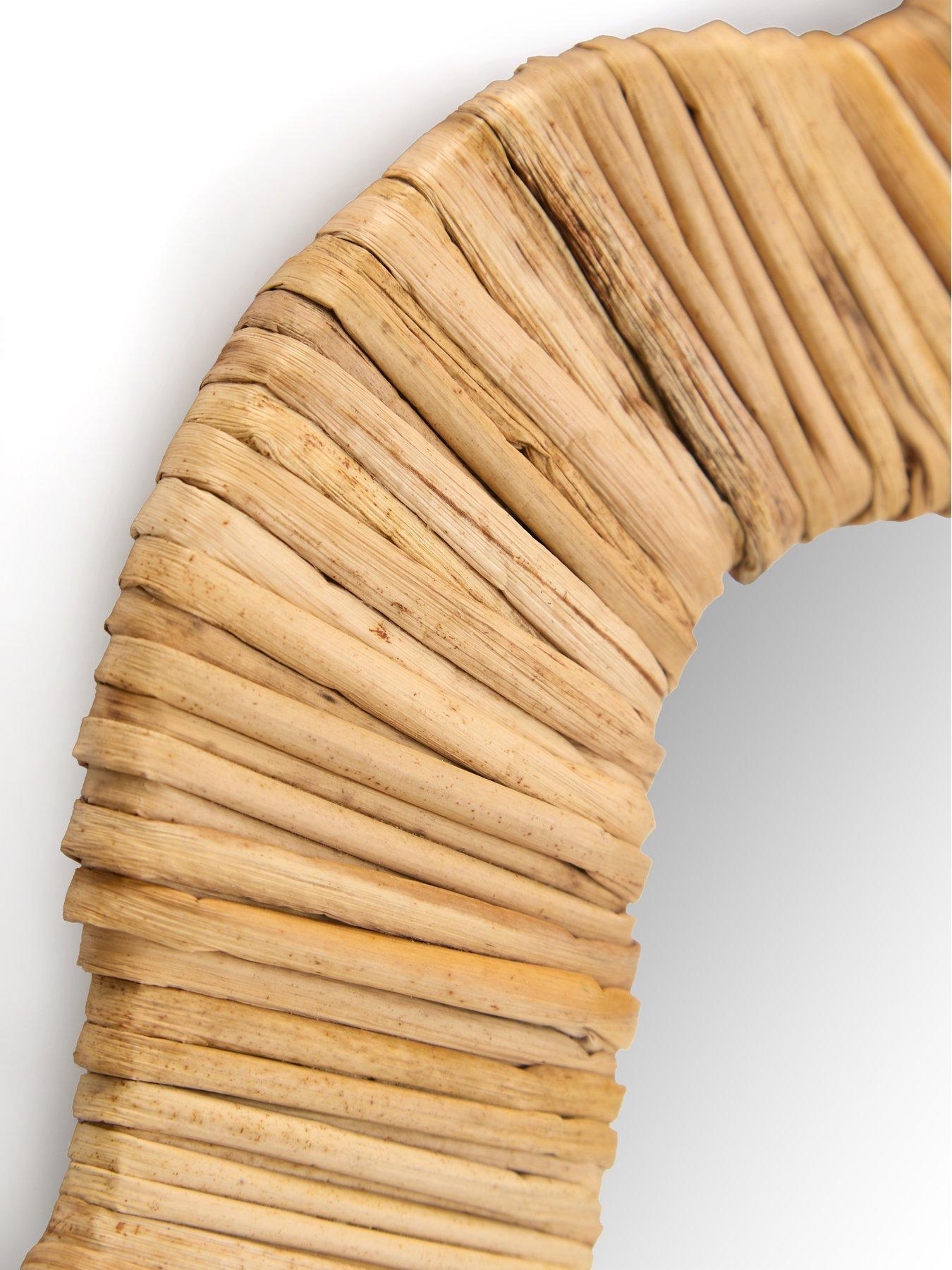 Image 5 of 7 of The Very Collection Wavy Woven Mirror 75cm
