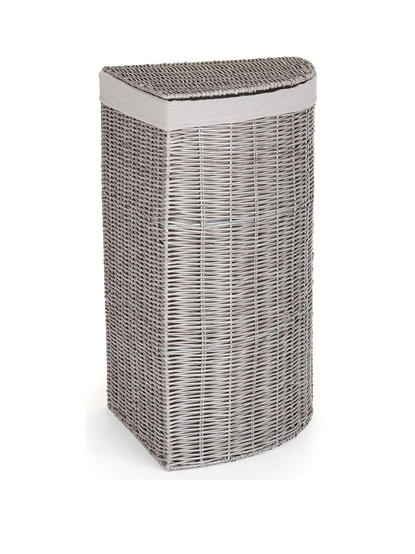 Image 2 of 7 of The Very Collection Rattan Laundry Corner Hamper