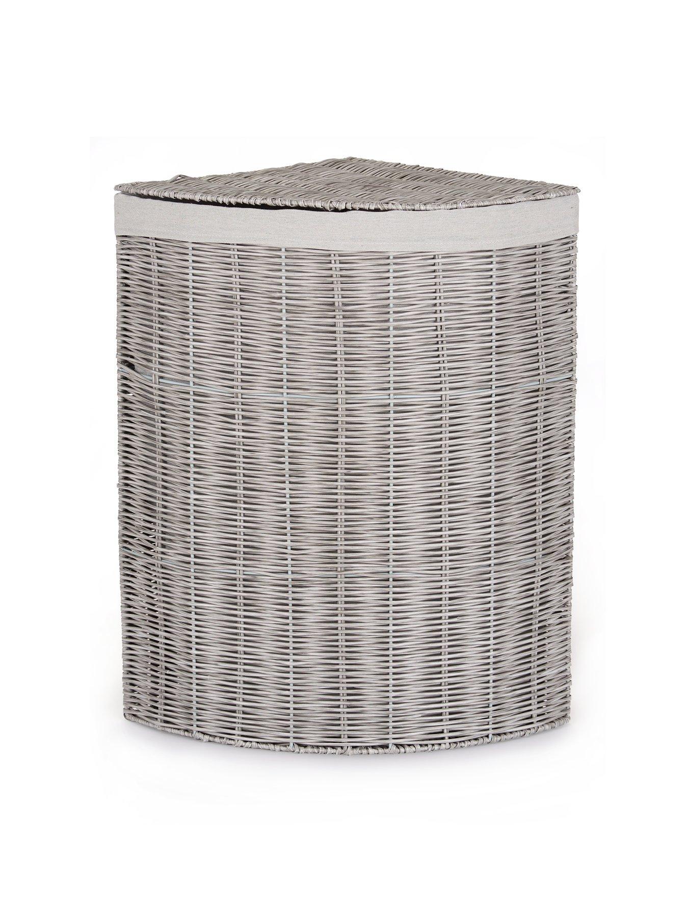 Image 3 of 7 of The Very Collection Rattan Laundry Corner Hamper