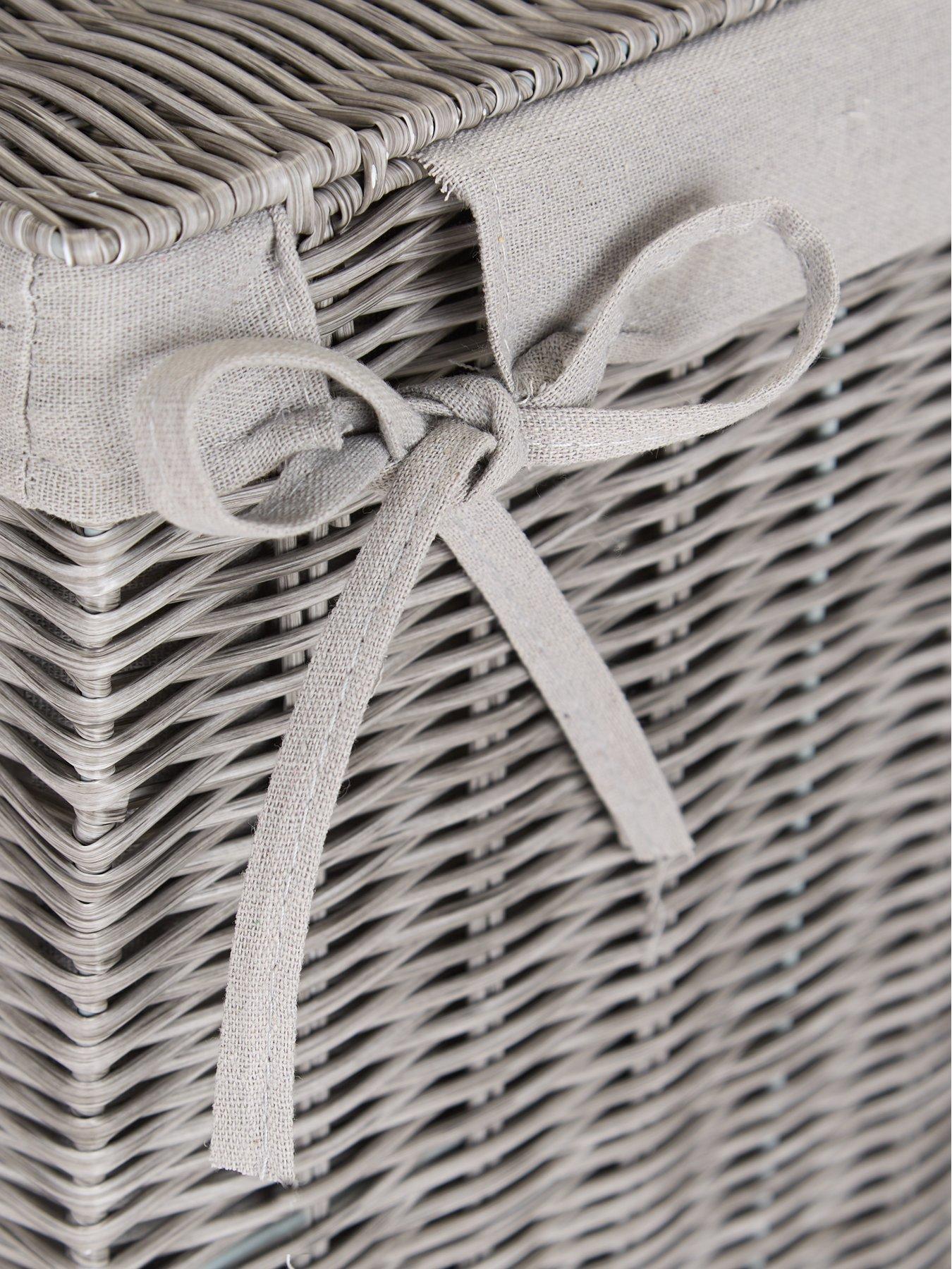 Image 5 of 7 of The Very Collection Rattan Laundry Corner Hamper