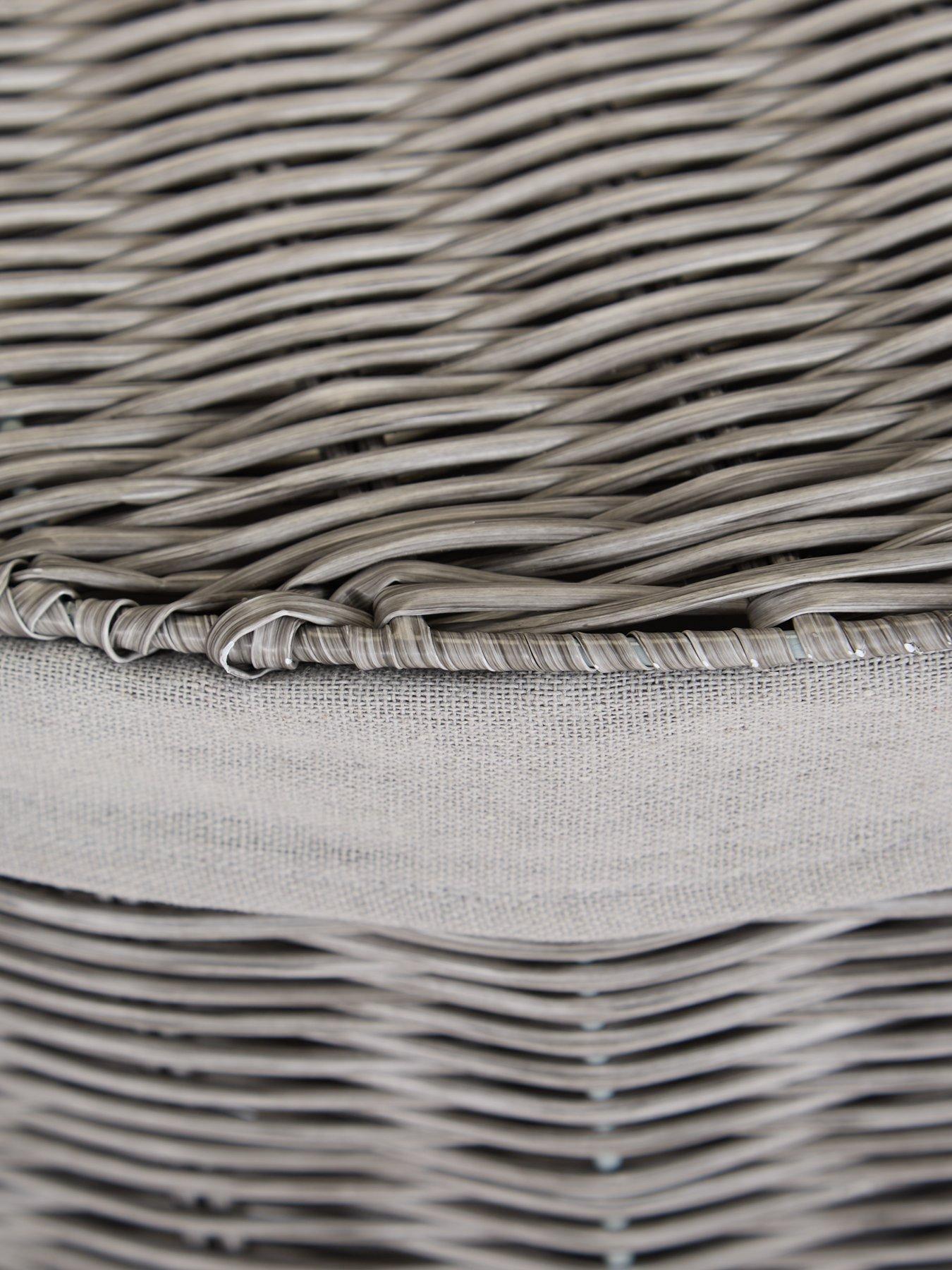 Image 7 of 7 of The Very Collection Rattan Laundry Corner Hamper