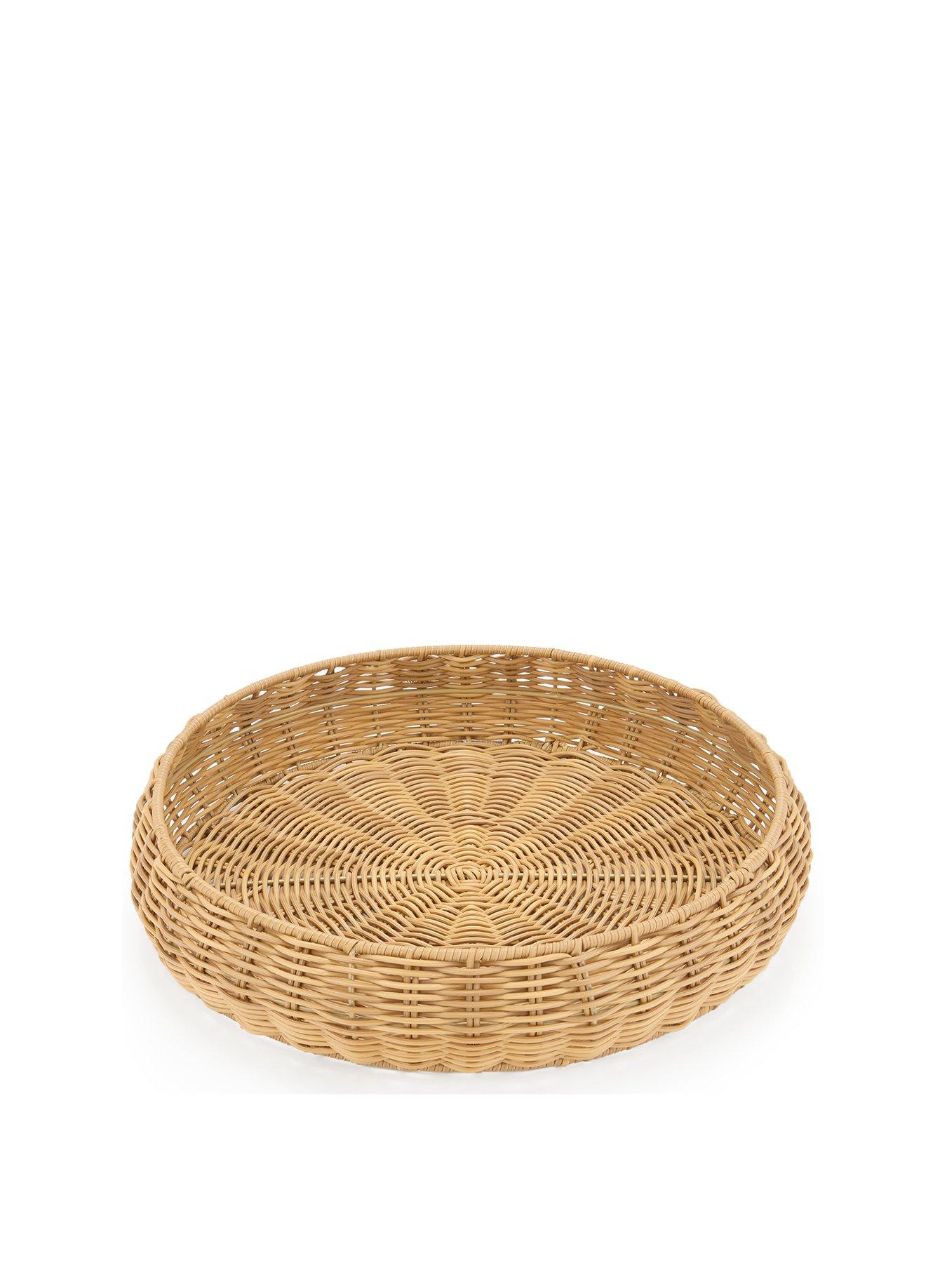 Image 2 of 5 of The Very Collection Eva Rattan Tray 40cm